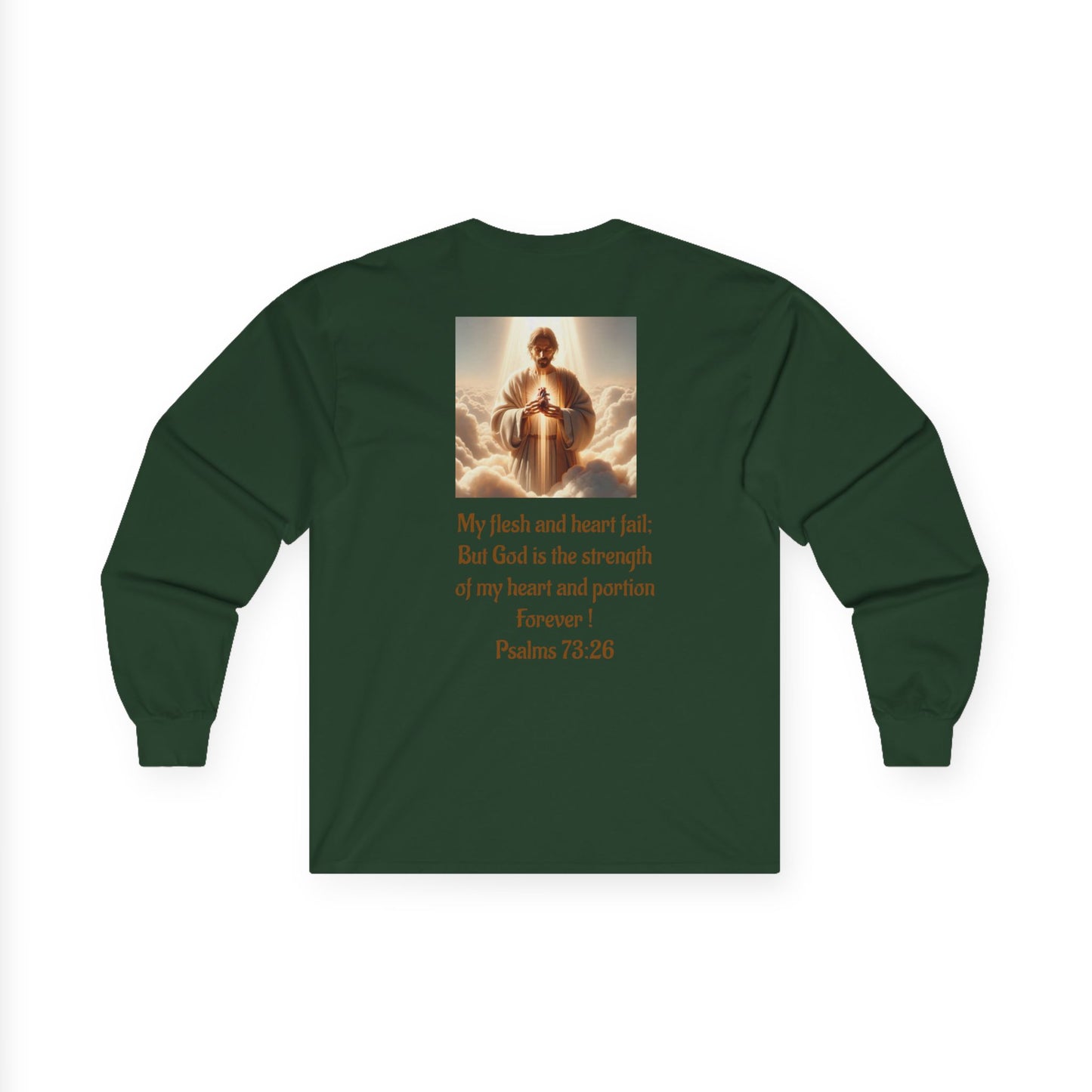 Psalms 73:26 long sleeve Unisex Ultra Cotton Long Sleeve Tee
