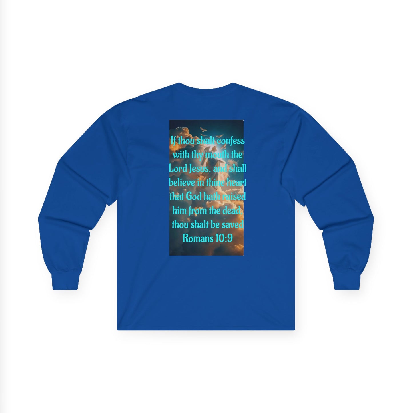 Romans 10:9 Unisex Ultra Cotton Long Sleeve Tee