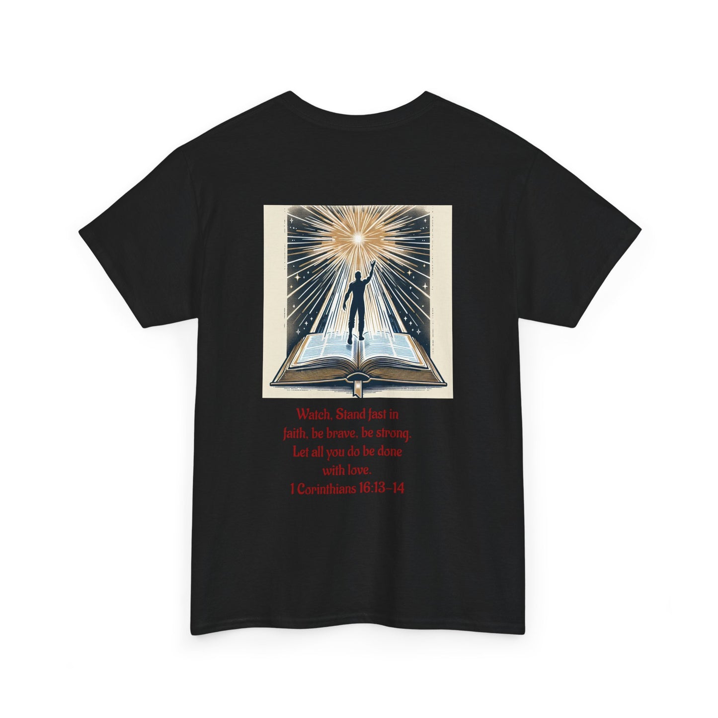 1 Corinthians 16:13-14 Unisex Heavy Cotton Tee