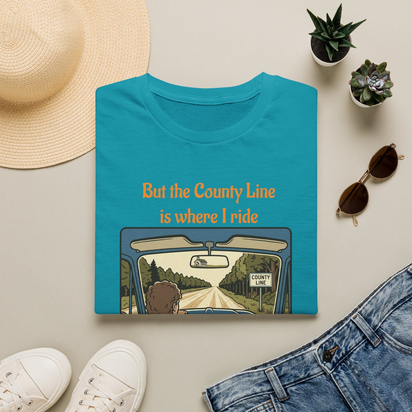 Travis Bolt Back road Unisex Softstyle T-Shirt