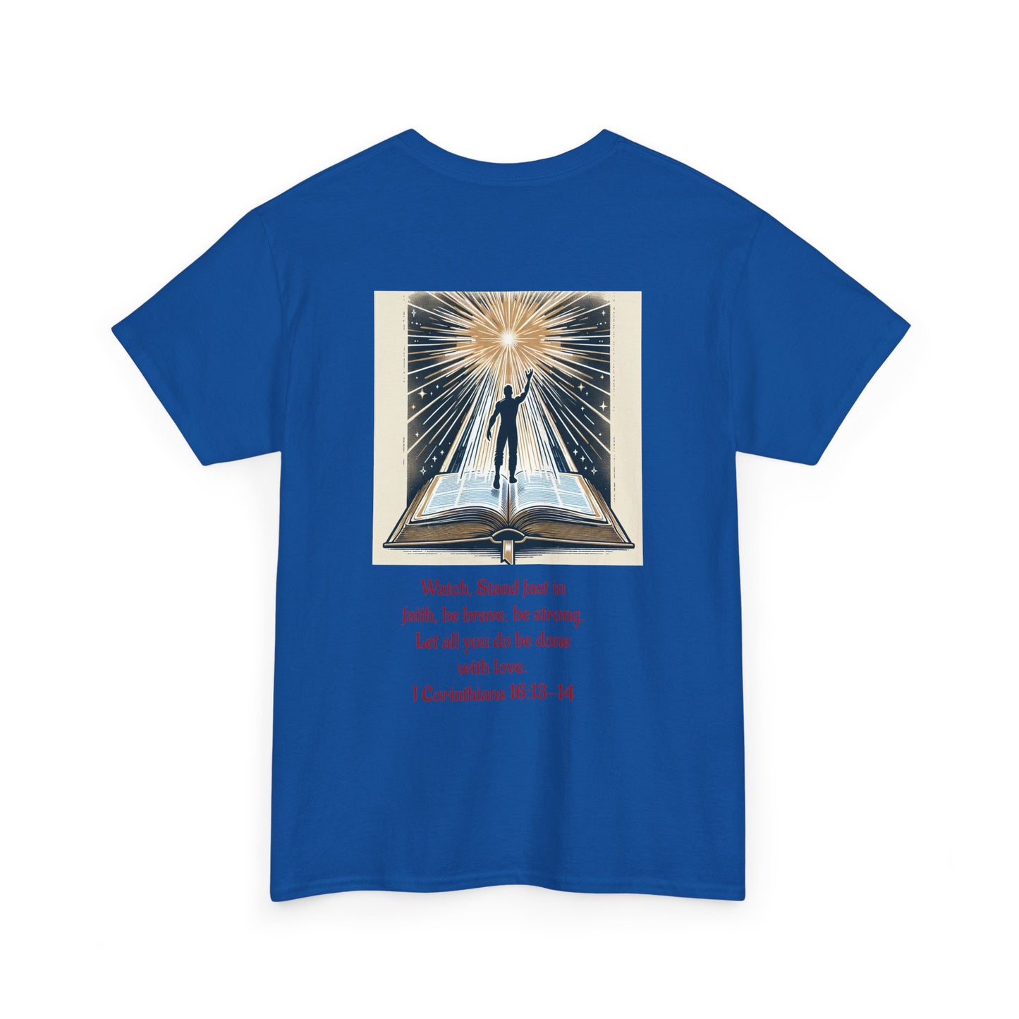 1 Corinthians 16:13-14 Unisex Heavy Cotton Tee