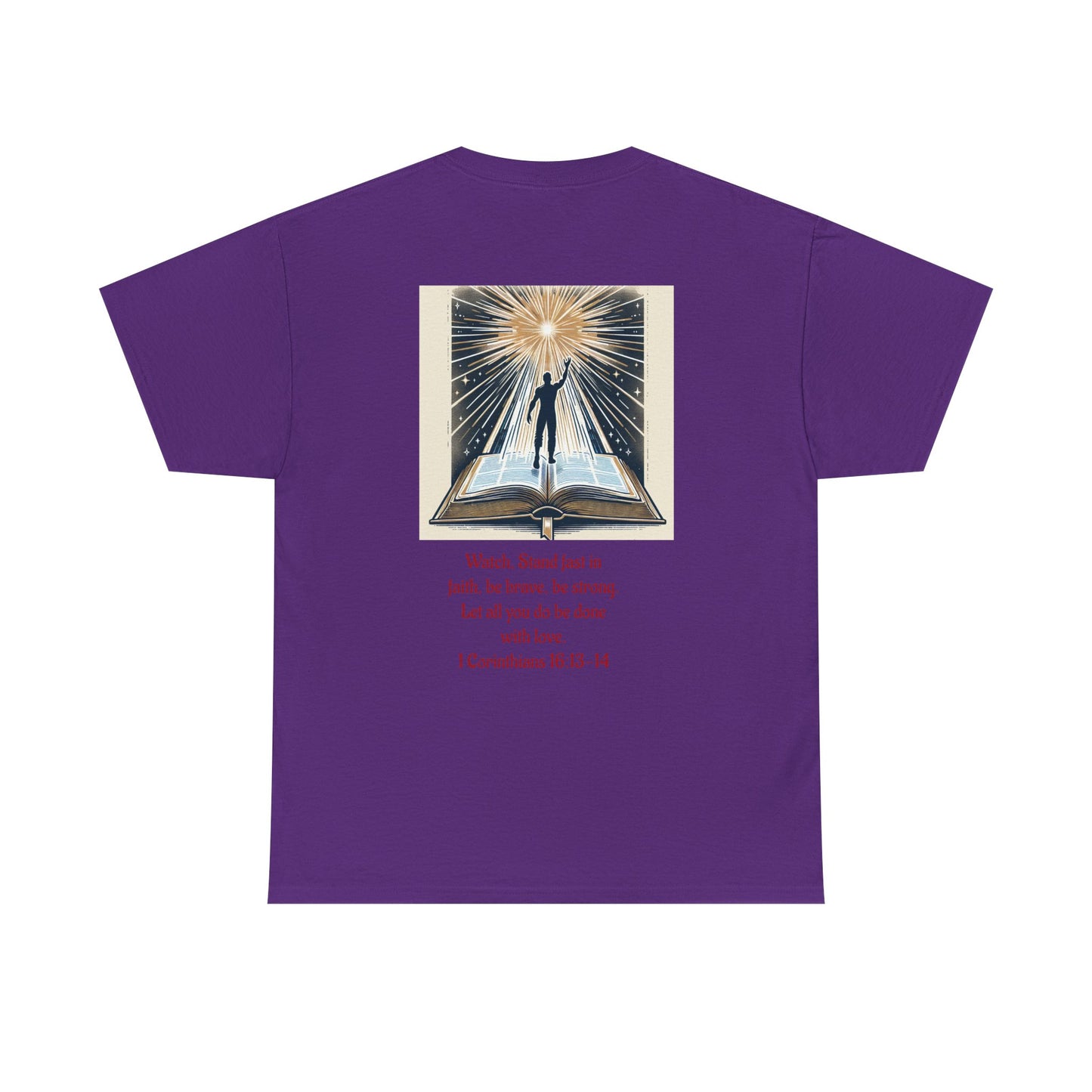 1 Corinthians 16:13-14 Unisex Heavy Cotton Tee