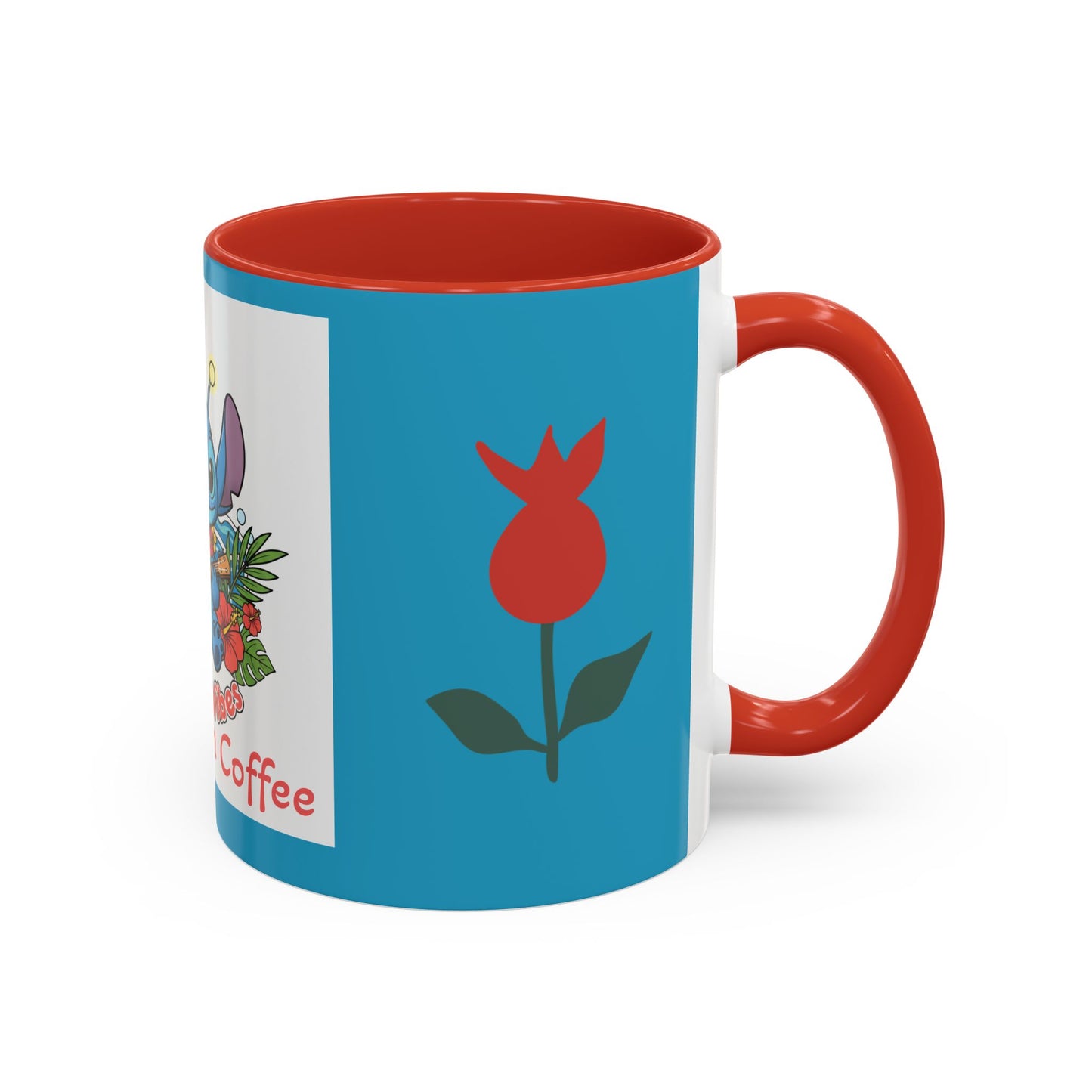 Stitch Accent Coffee Mug (11, 15oz)