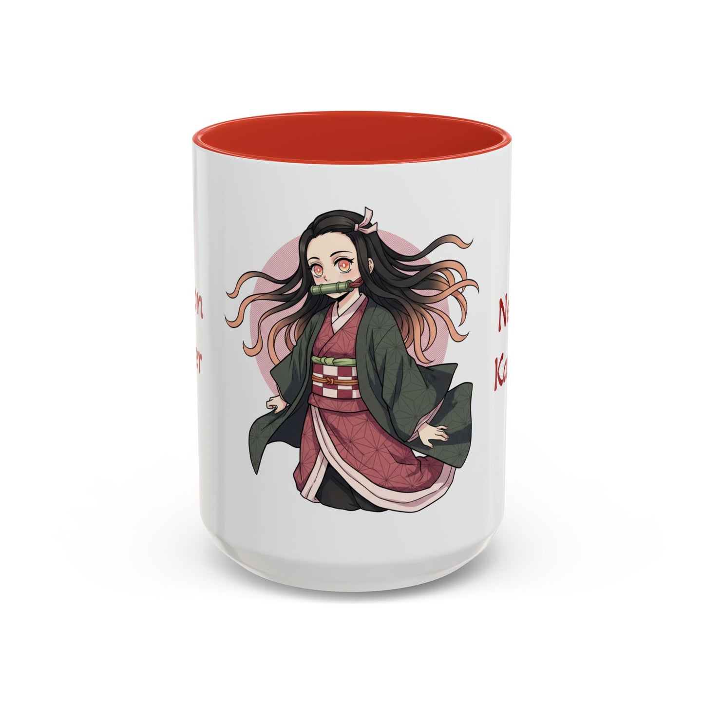 Demon Slayer Nezuko Kamado Accent Coffee Mug (11, 15oz)