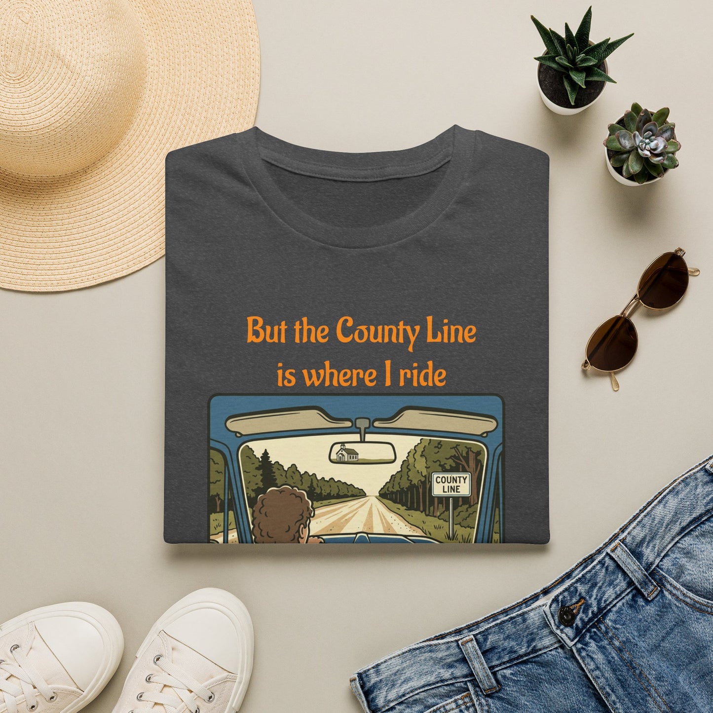 Travis Bolt Back road Unisex Softstyle T-Shirt
