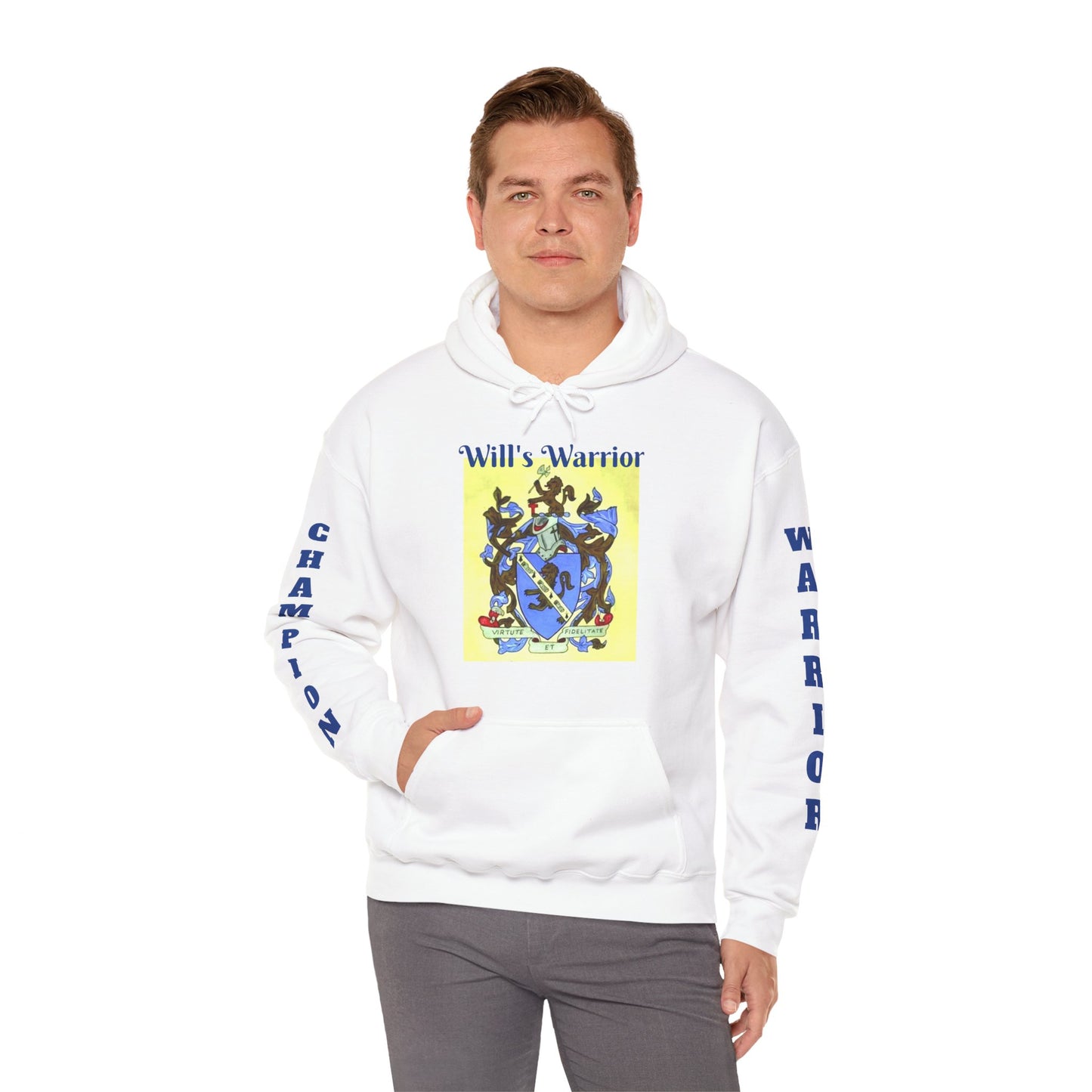 Will's Warrior - Unisex Heavy Blend™ Hooded Sweatshirt