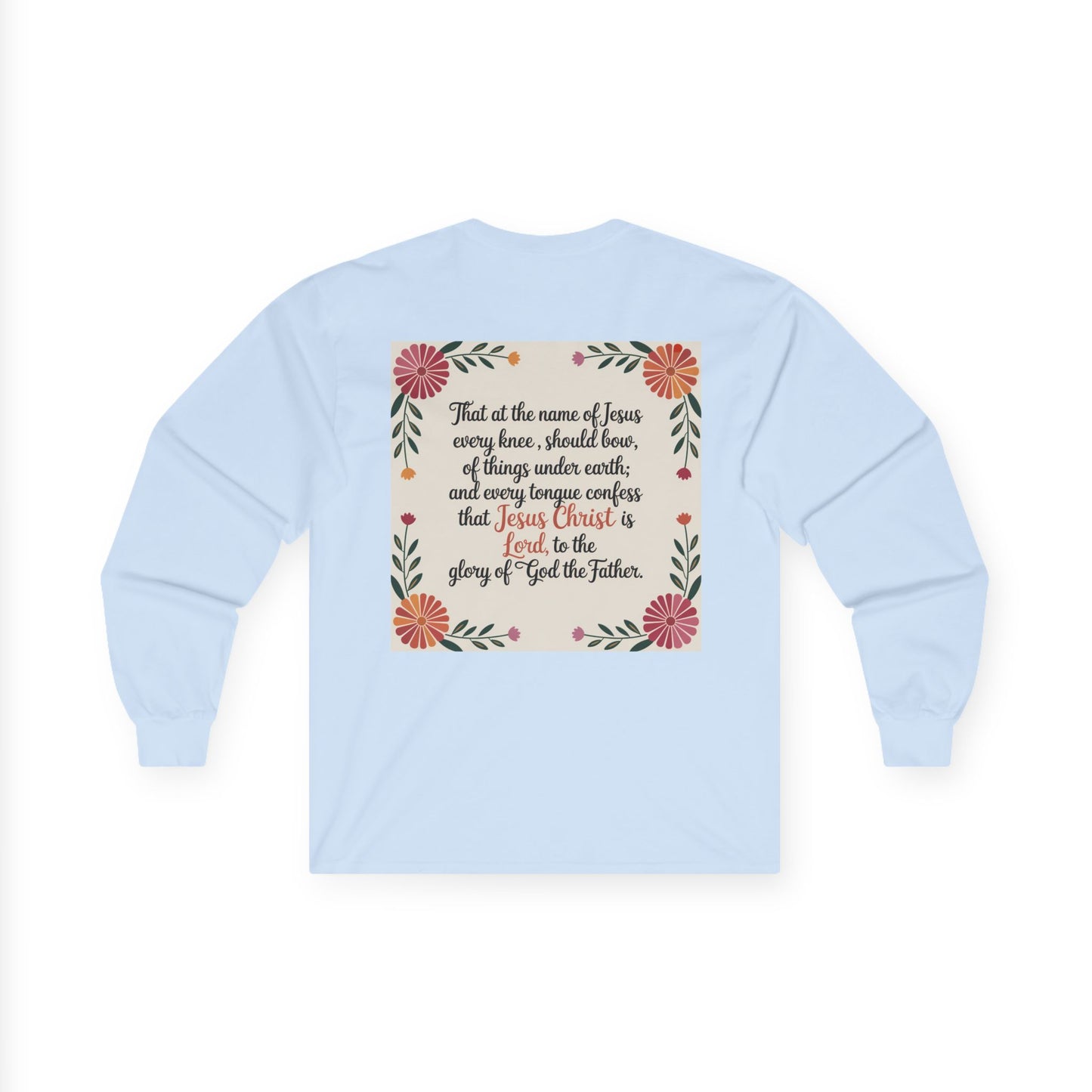Philippians 2-10-11 Unisex Ultra Cotton Long Sleeve Tee