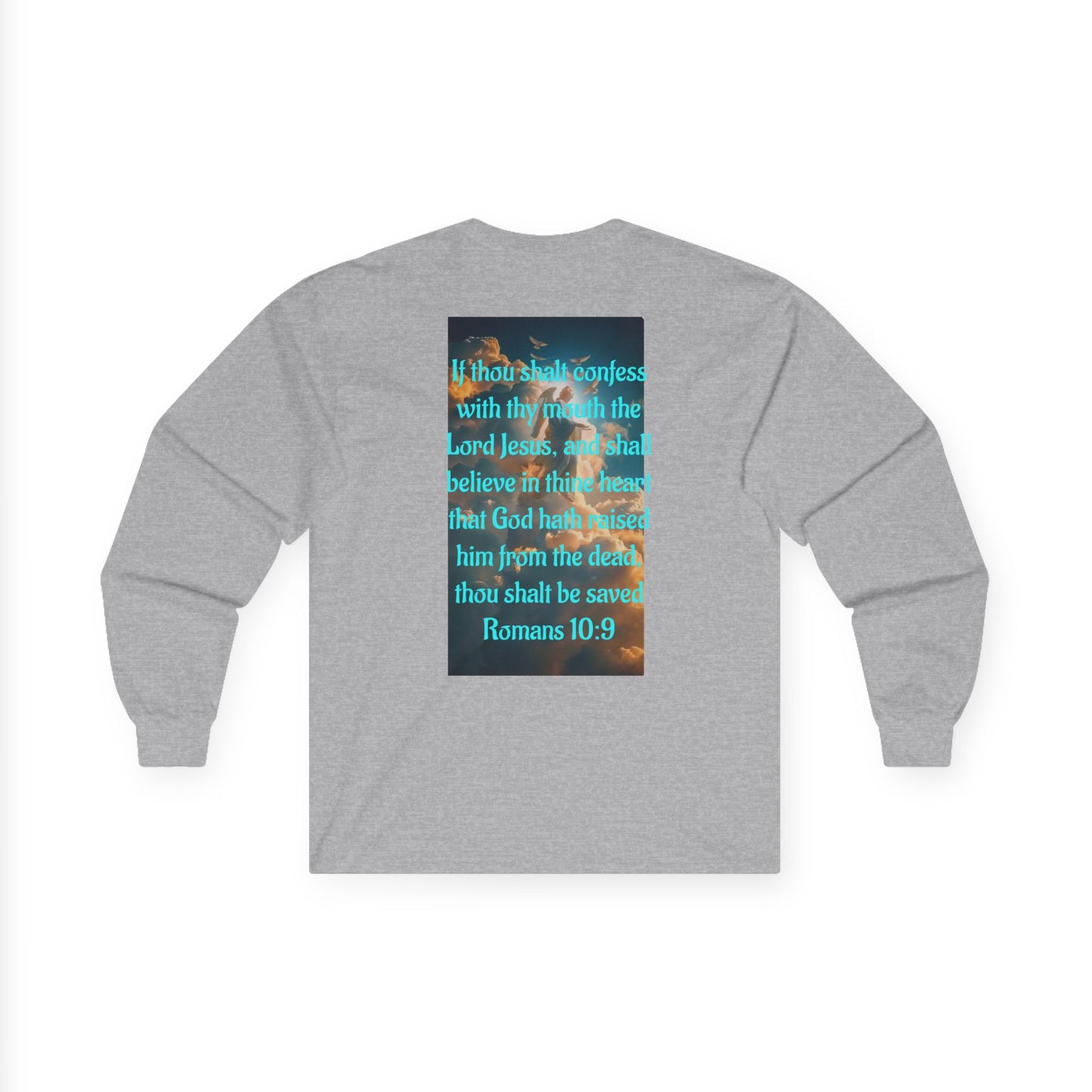 Romans 10:9 Unisex Ultra Cotton Long Sleeve Tee