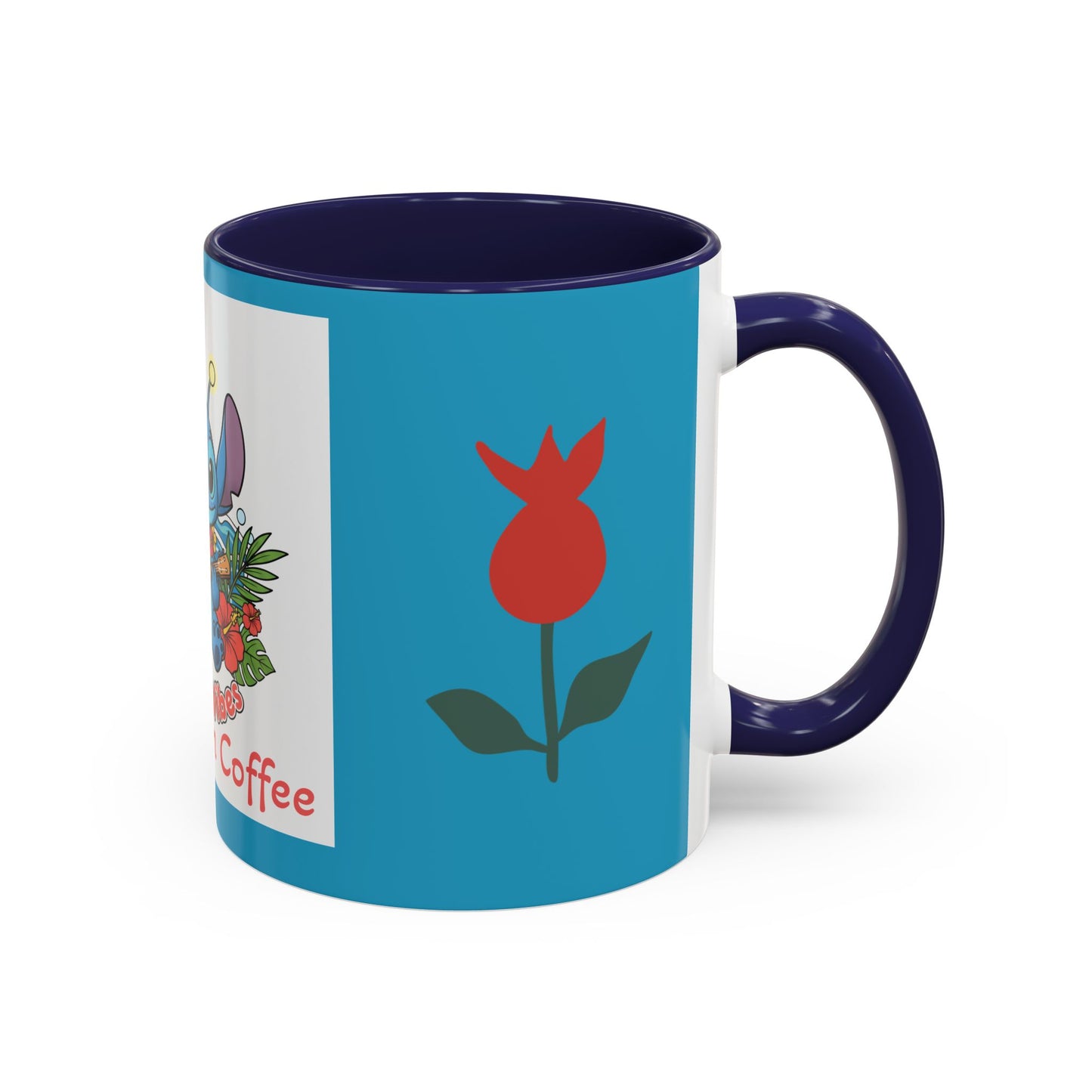 Stitch Accent Coffee Mug (11, 15oz)
