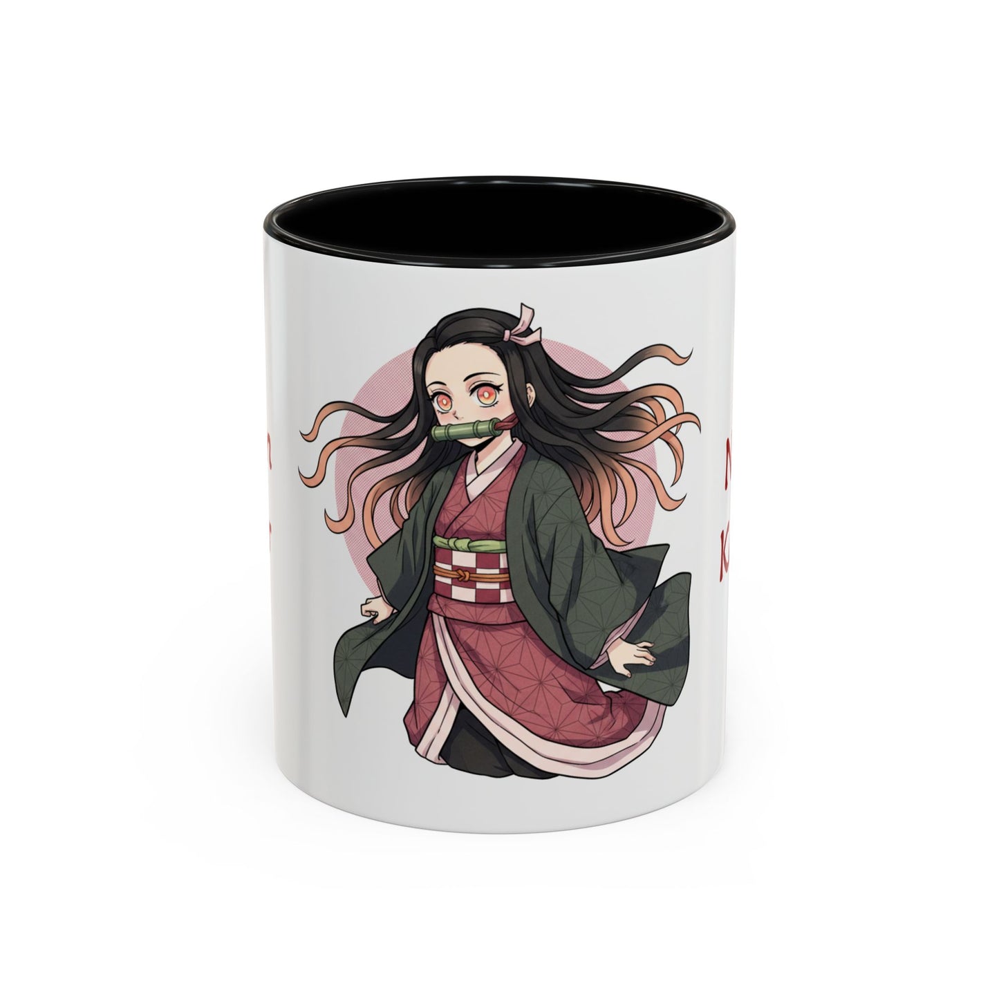 Demon Slayer Nezuko Kamado Accent Coffee Mug (11, 15oz)