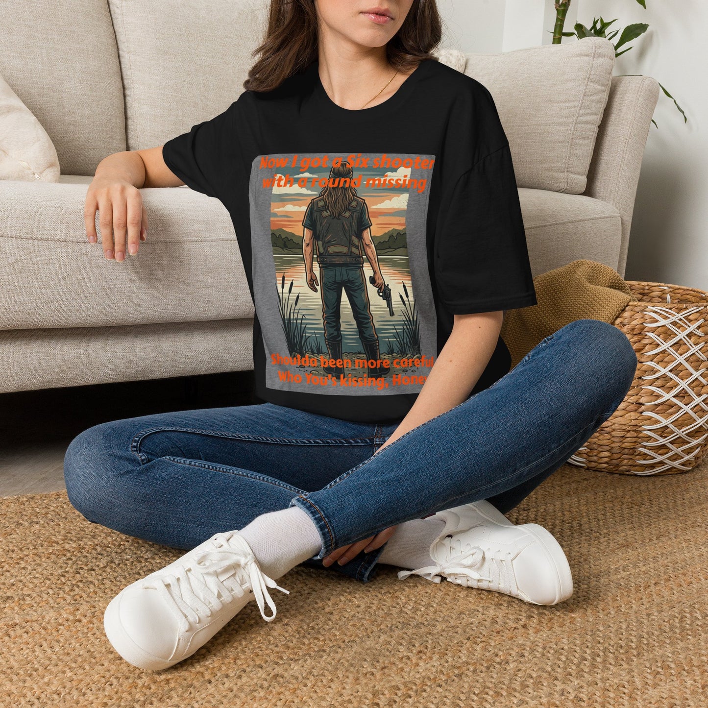 Travis Bolt 6 shooter Unisex Softstyle T-Shirt