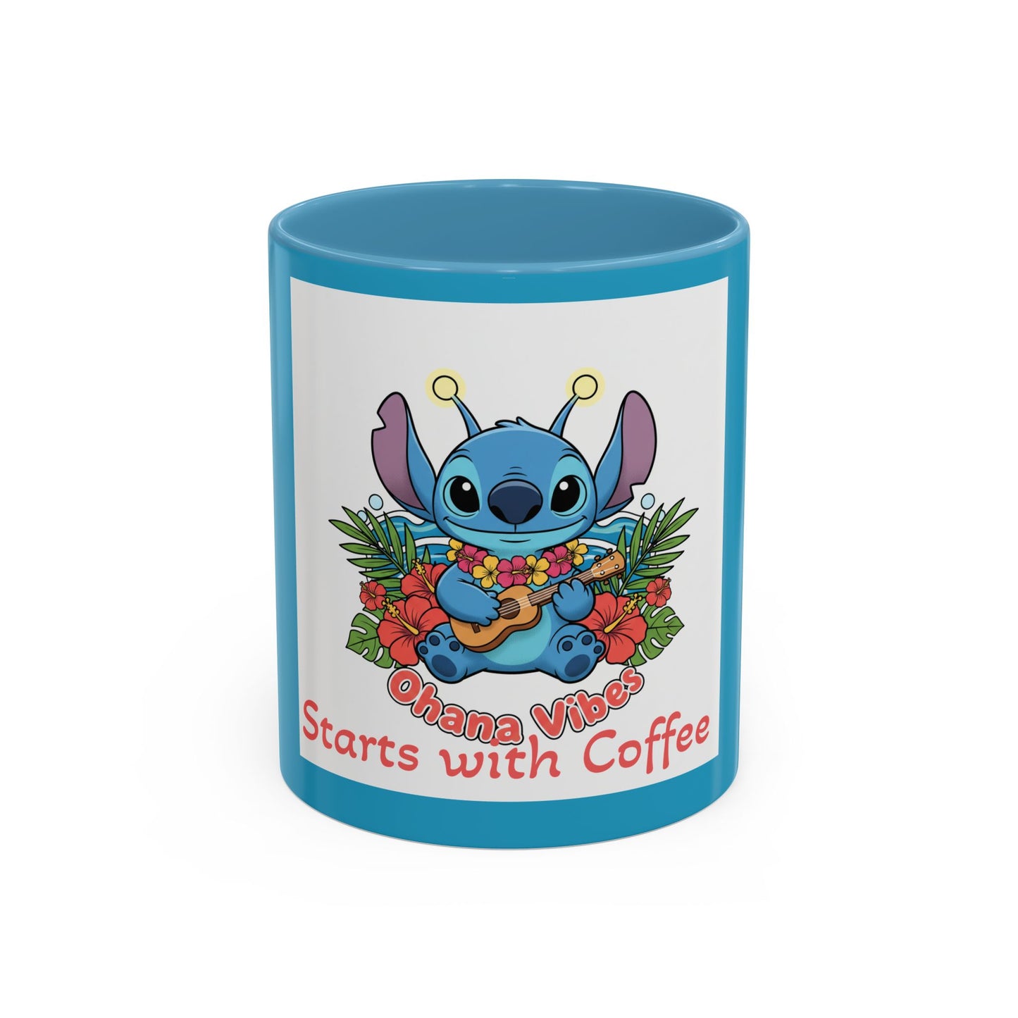 Stitch Accent Coffee Mug (11, 15oz)