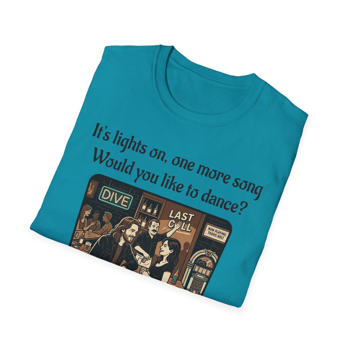 Travis Bolt Last Call Romance Unisex Softstyle T-Shirt