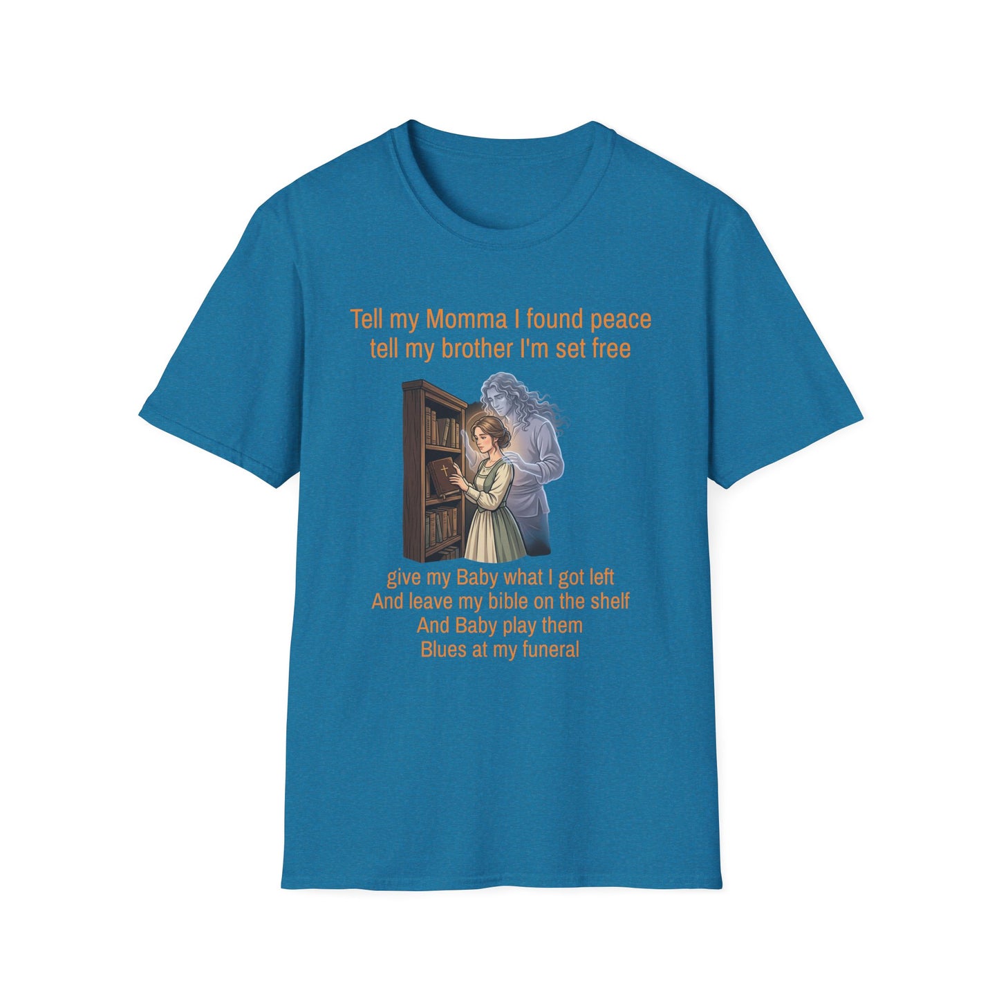 Travis Bolt Blues at my funeral Unisex Softstyle T-Shirt