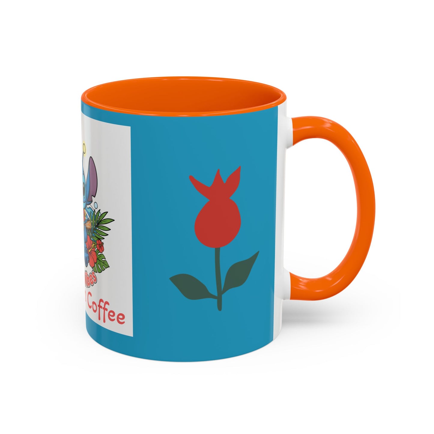 Stitch Accent Coffee Mug (11, 15oz)