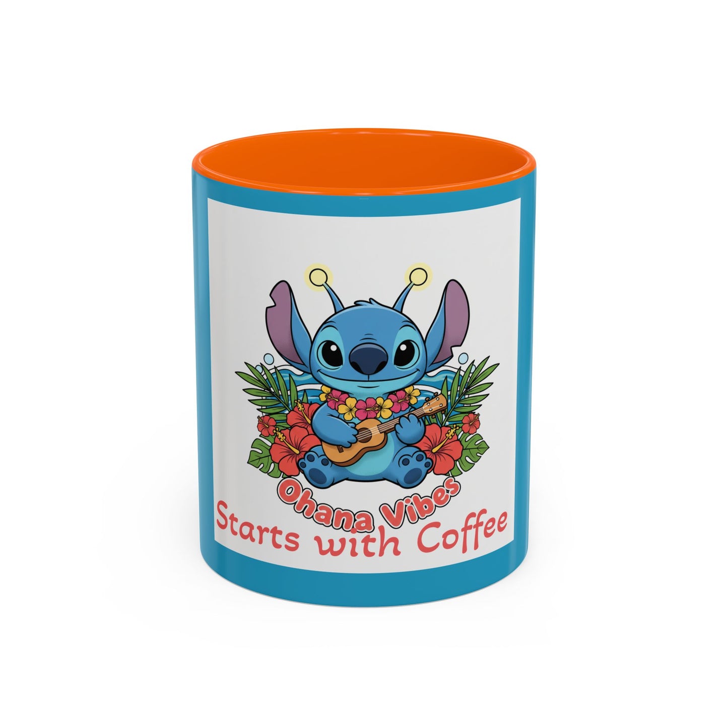 Stitch Accent Coffee Mug (11, 15oz)