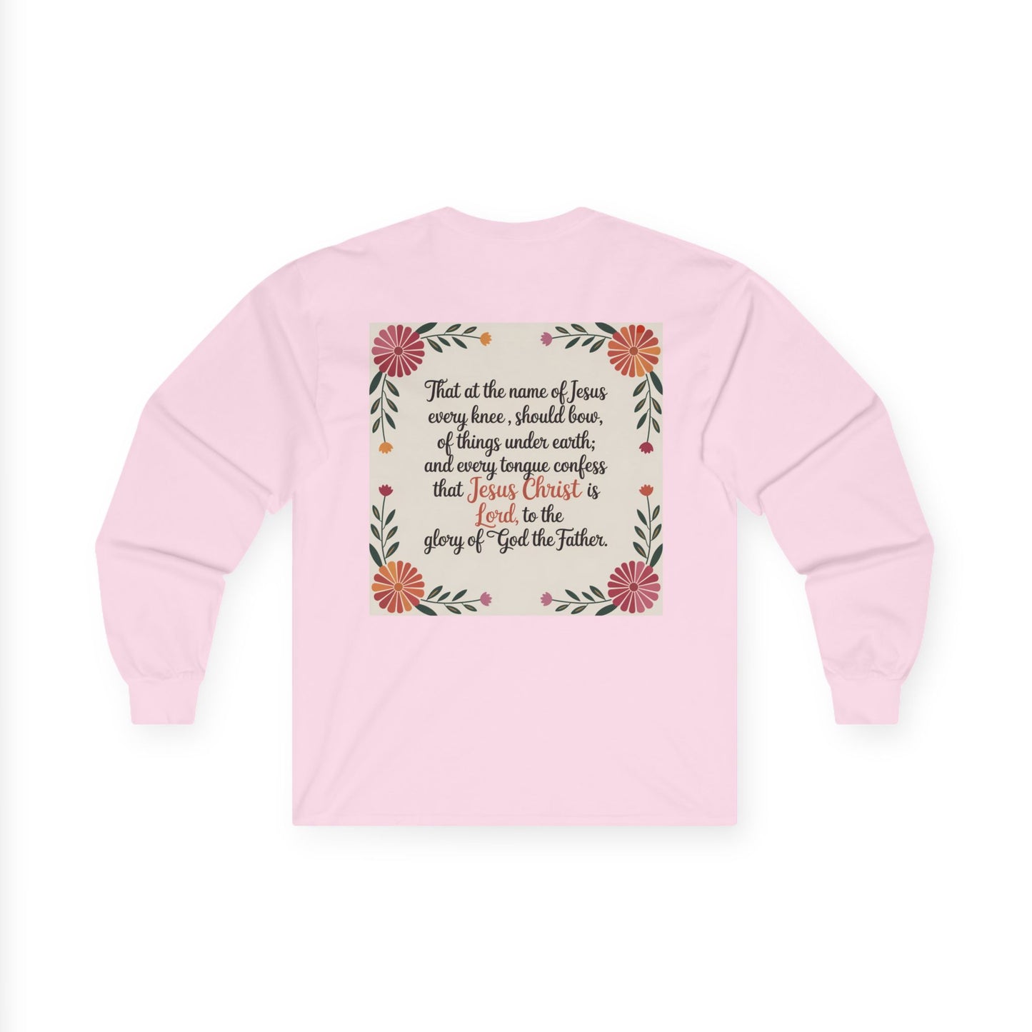 Philippians 2-10-11 Unisex Ultra Cotton Long Sleeve Tee