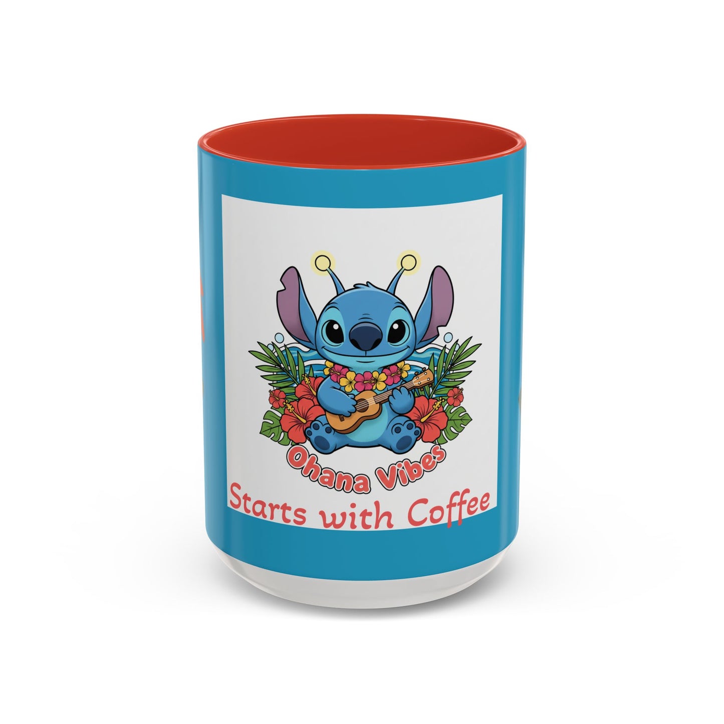 Stitch Accent Coffee Mug (11, 15oz)