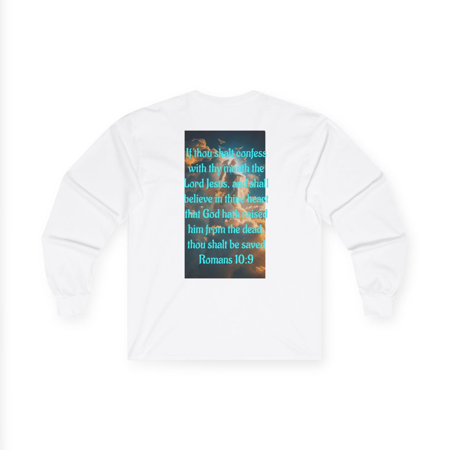 Romans 10:9 Unisex Ultra Cotton Long Sleeve Tee