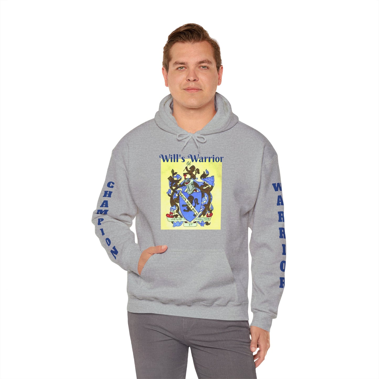 Will's Warrior - Unisex Heavy Blend™ Hooded Sweatshirt