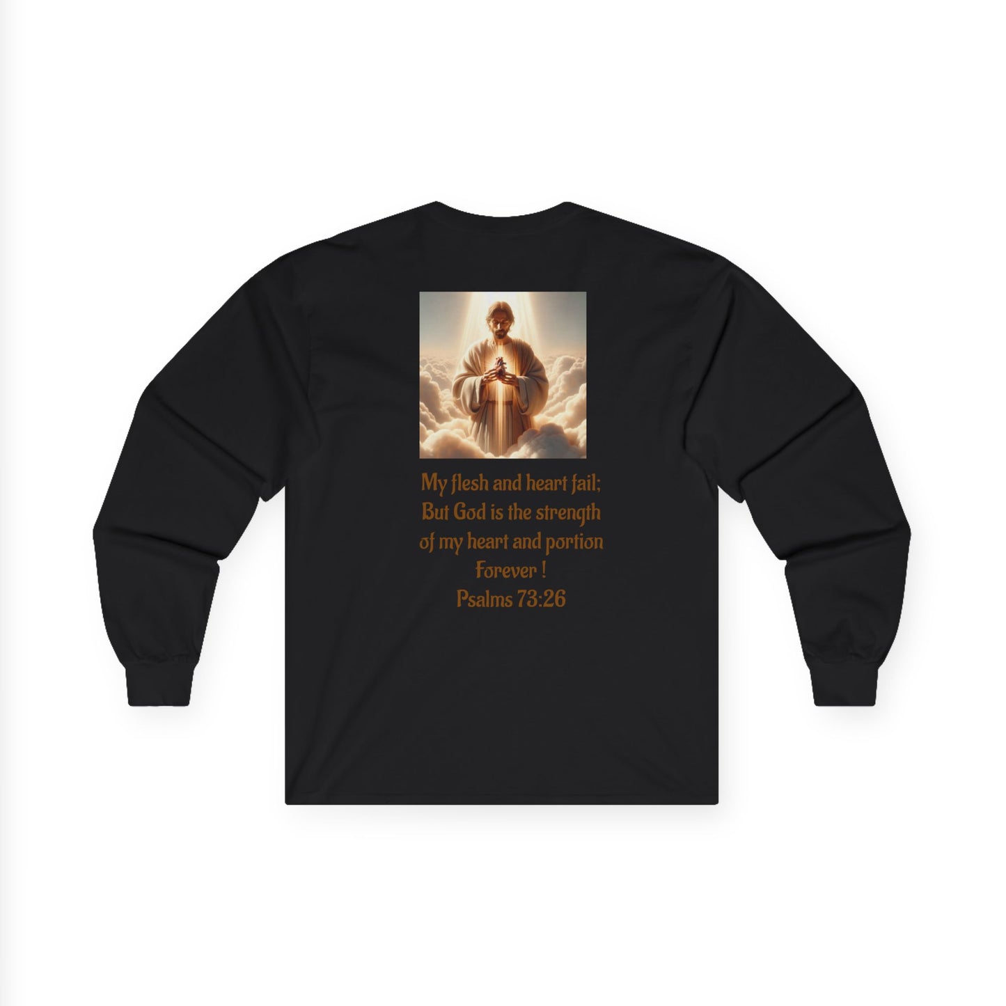 Psalms 73:26 long sleeve Unisex Ultra Cotton Long Sleeve Tee