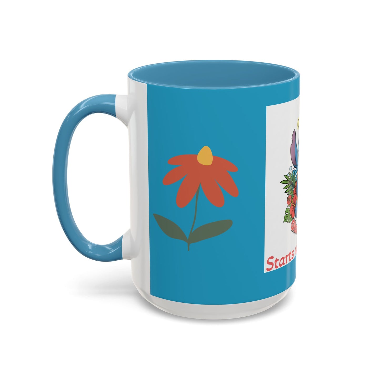 Stitch Accent Coffee Mug (11, 15oz)
