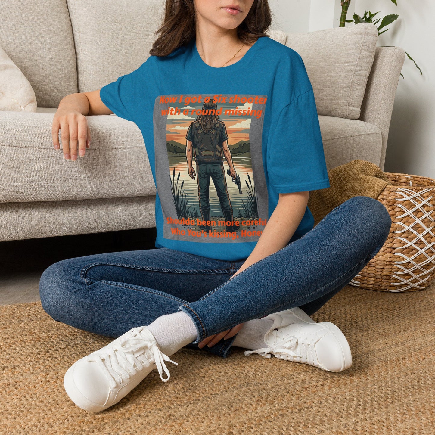 Travis Bolt 6 shooter Unisex Softstyle T-Shirt