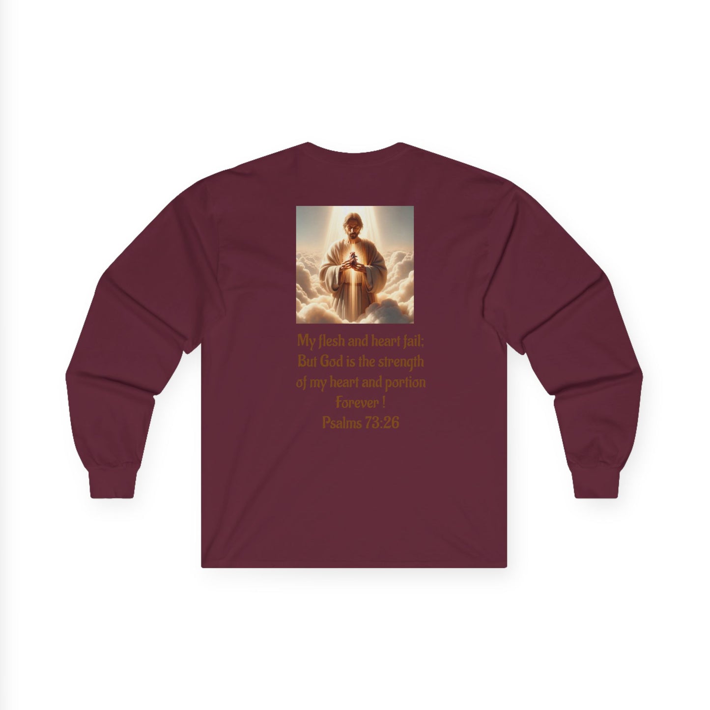 Psalms 73:26 long sleeve Unisex Ultra Cotton Long Sleeve Tee