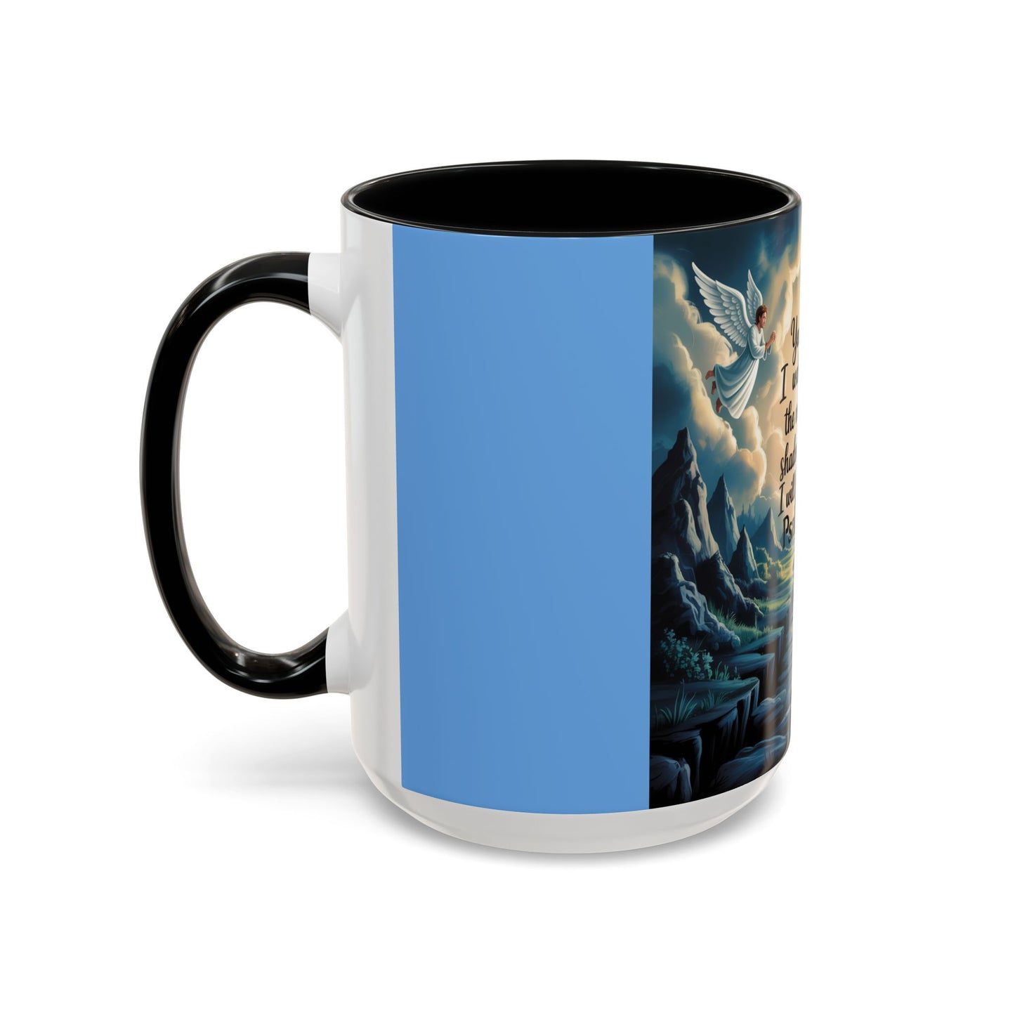 Psalms 23:4 Accent Coffee Mug (11, 15oz)