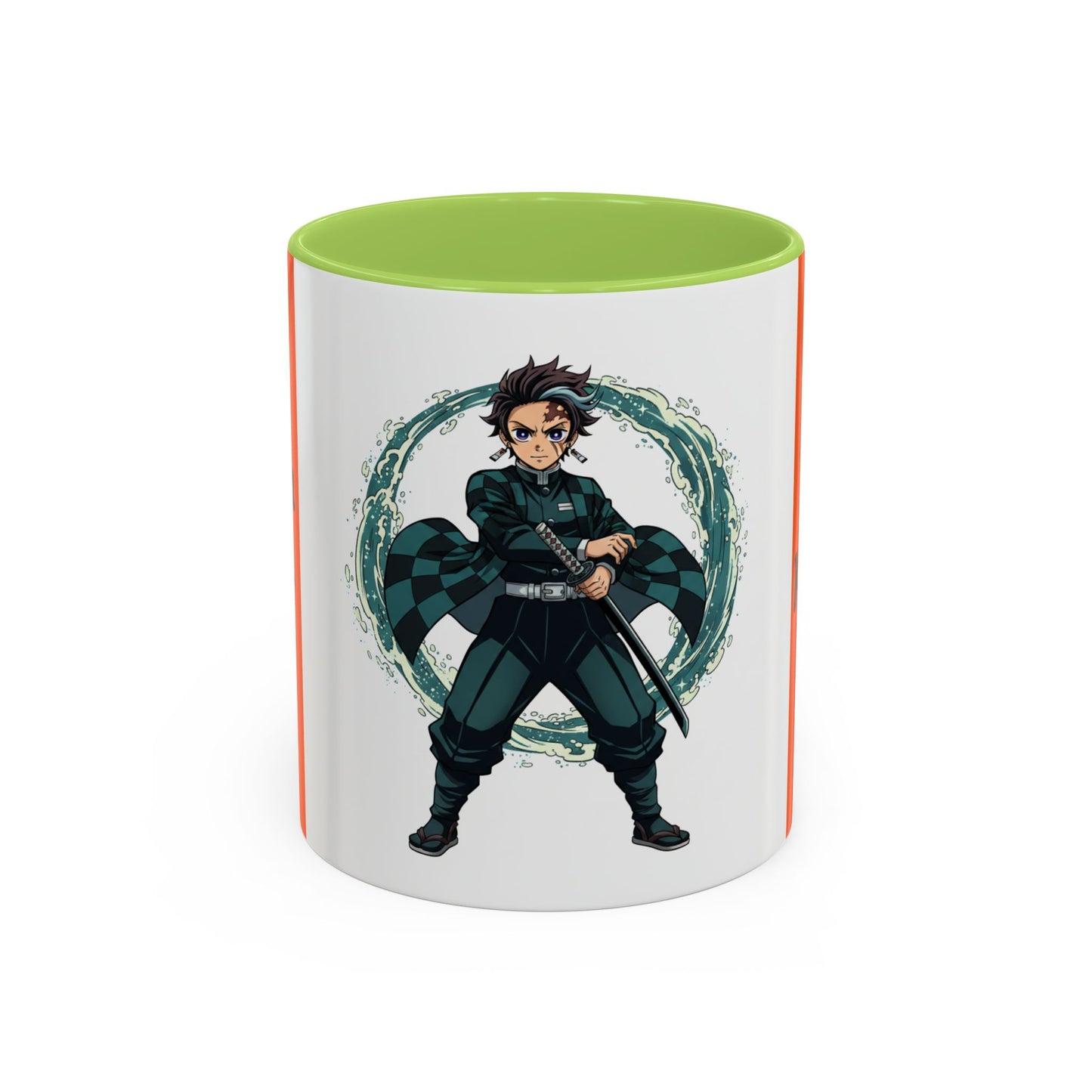 Demon Slayer Tanjiro Accent Coffee Mug (11, 15oz)