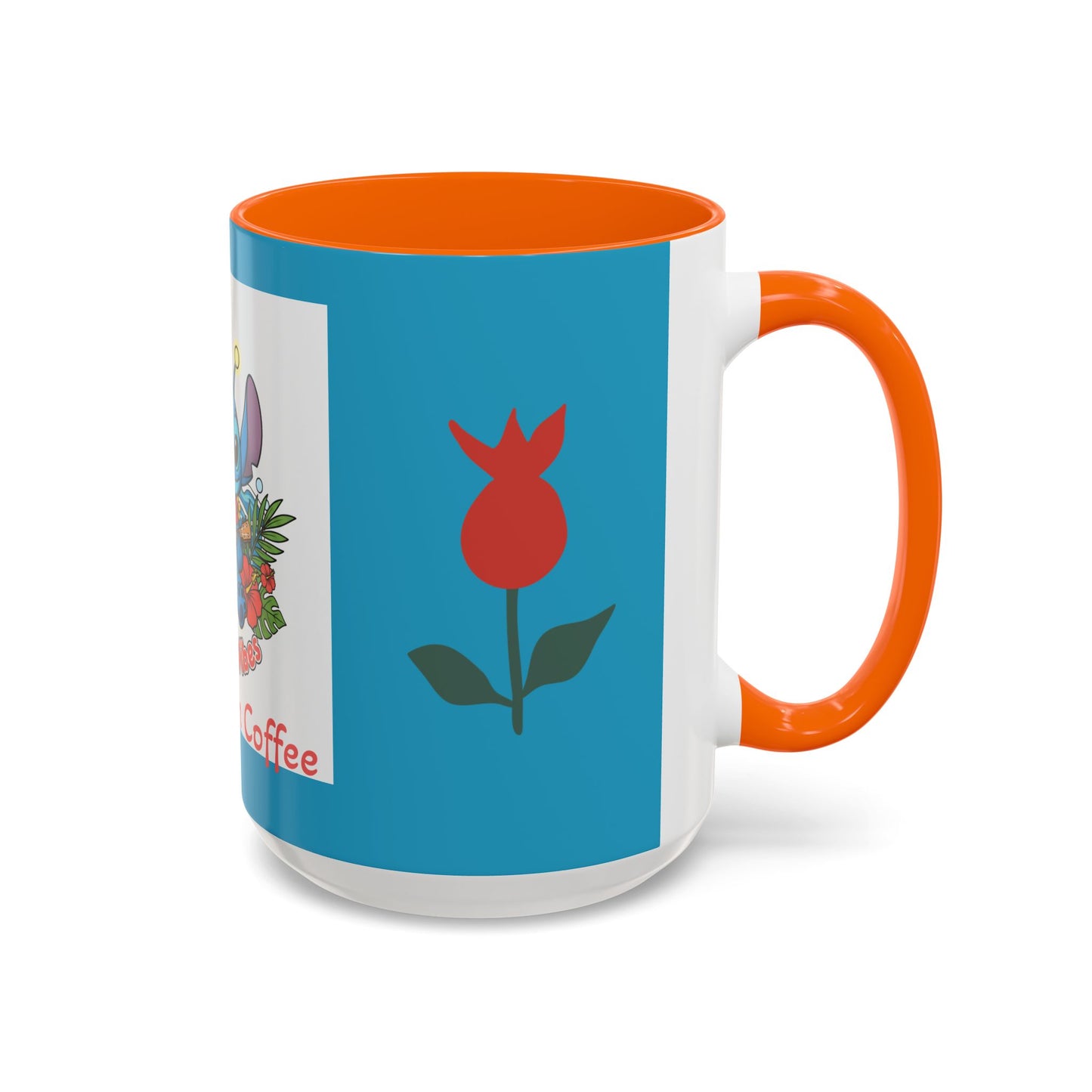 Stitch Accent Coffee Mug (11, 15oz)