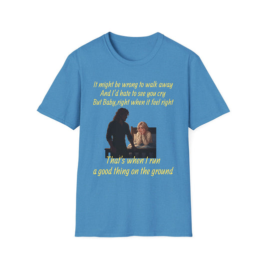 Travis Bolt That's when I run Unisex Softstyle T-Shirt