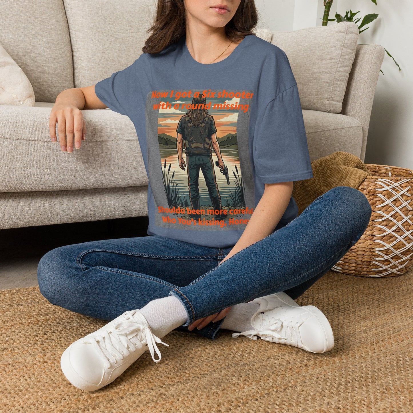 Travis Bolt 6 shooter Unisex Softstyle T-Shirt