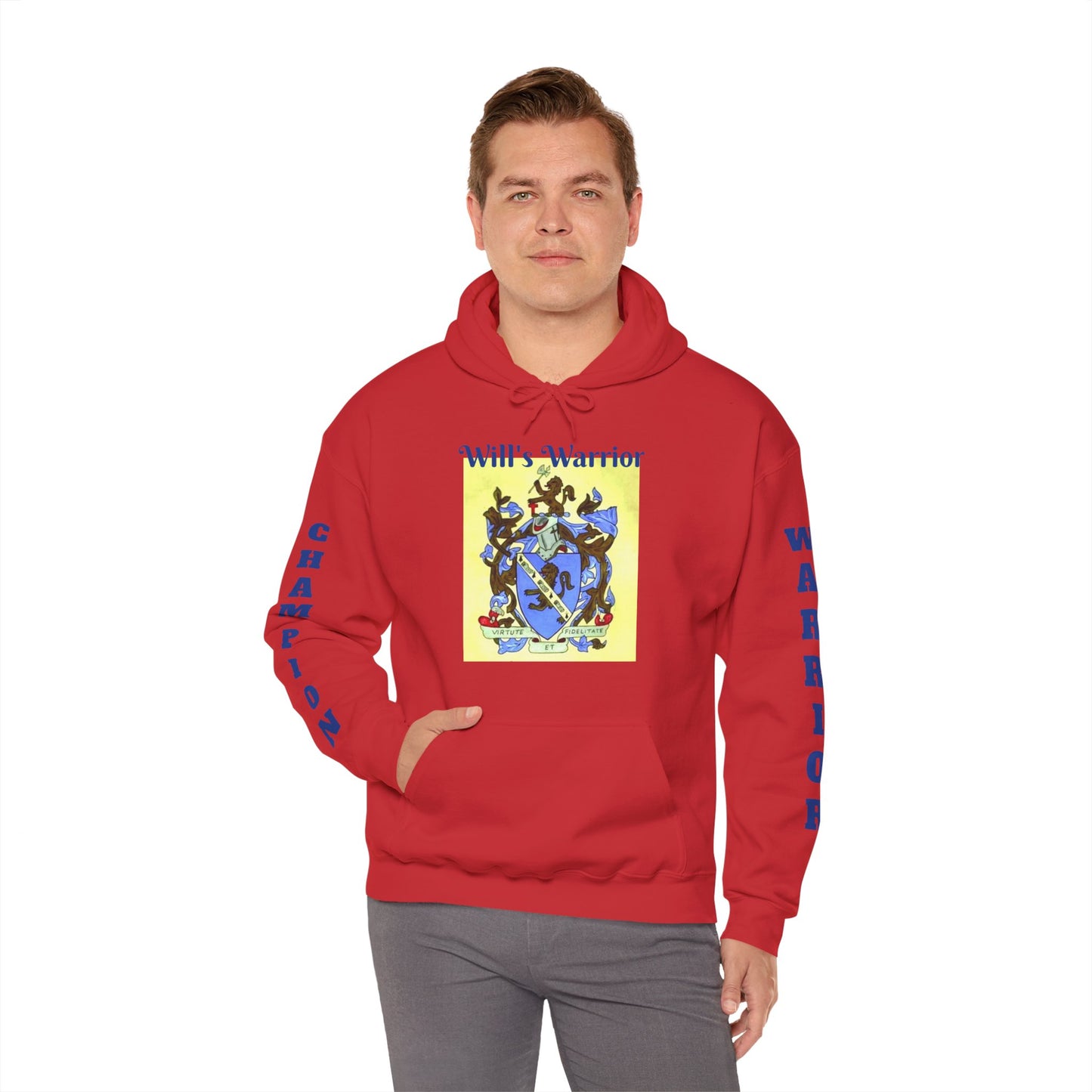 Will's Warrior - Unisex Heavy Blend™ Hooded Sweatshirt