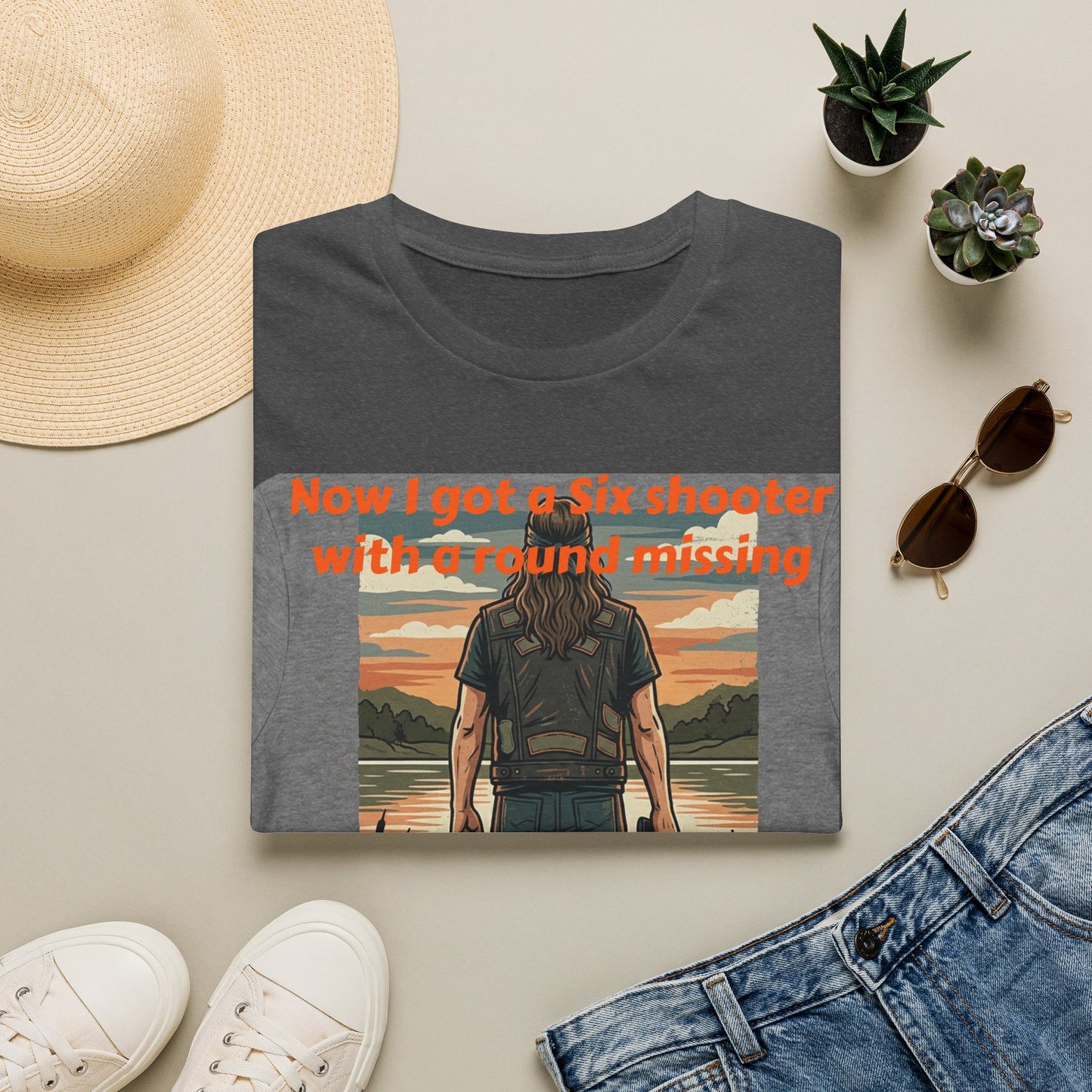 Travis Bolt 6 shooter Unisex Softstyle T-Shirt