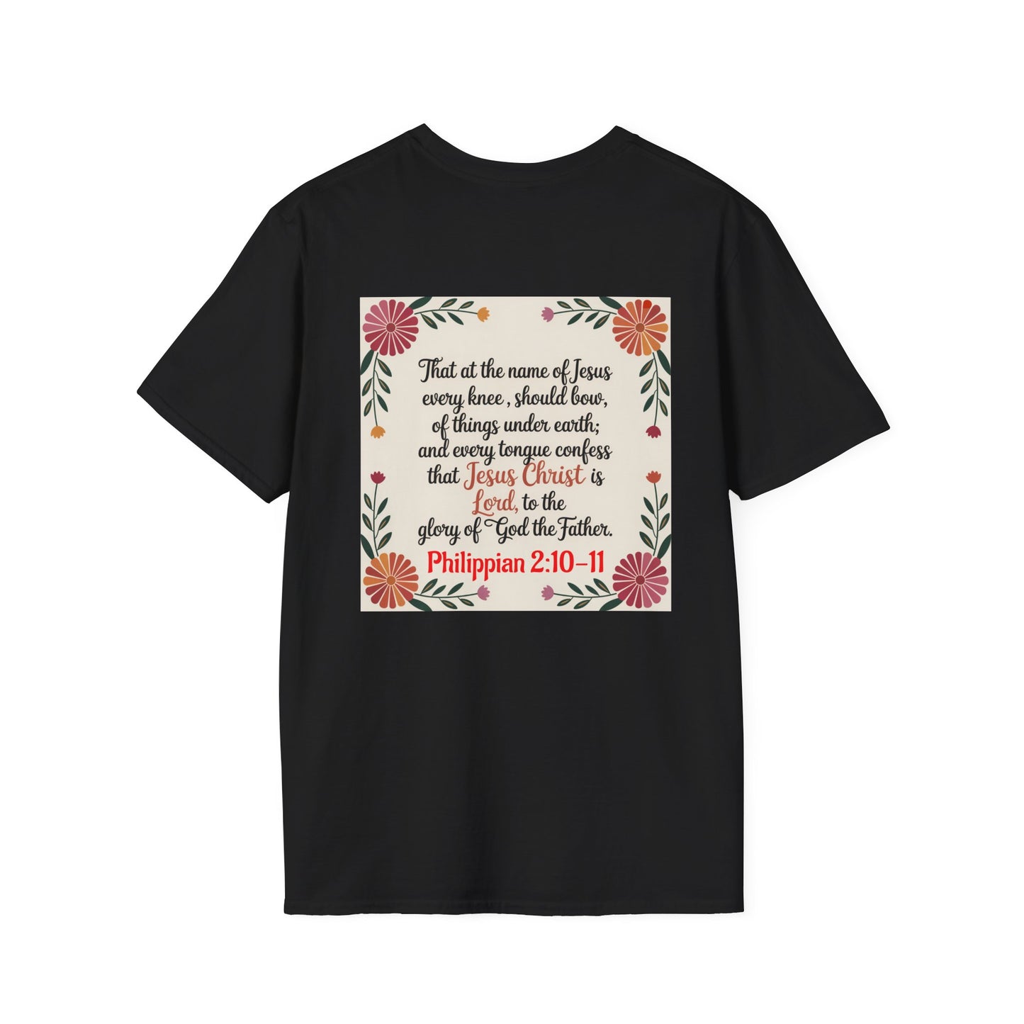 Philippians 2:10-11 Unisex Softstyle T-Shirt