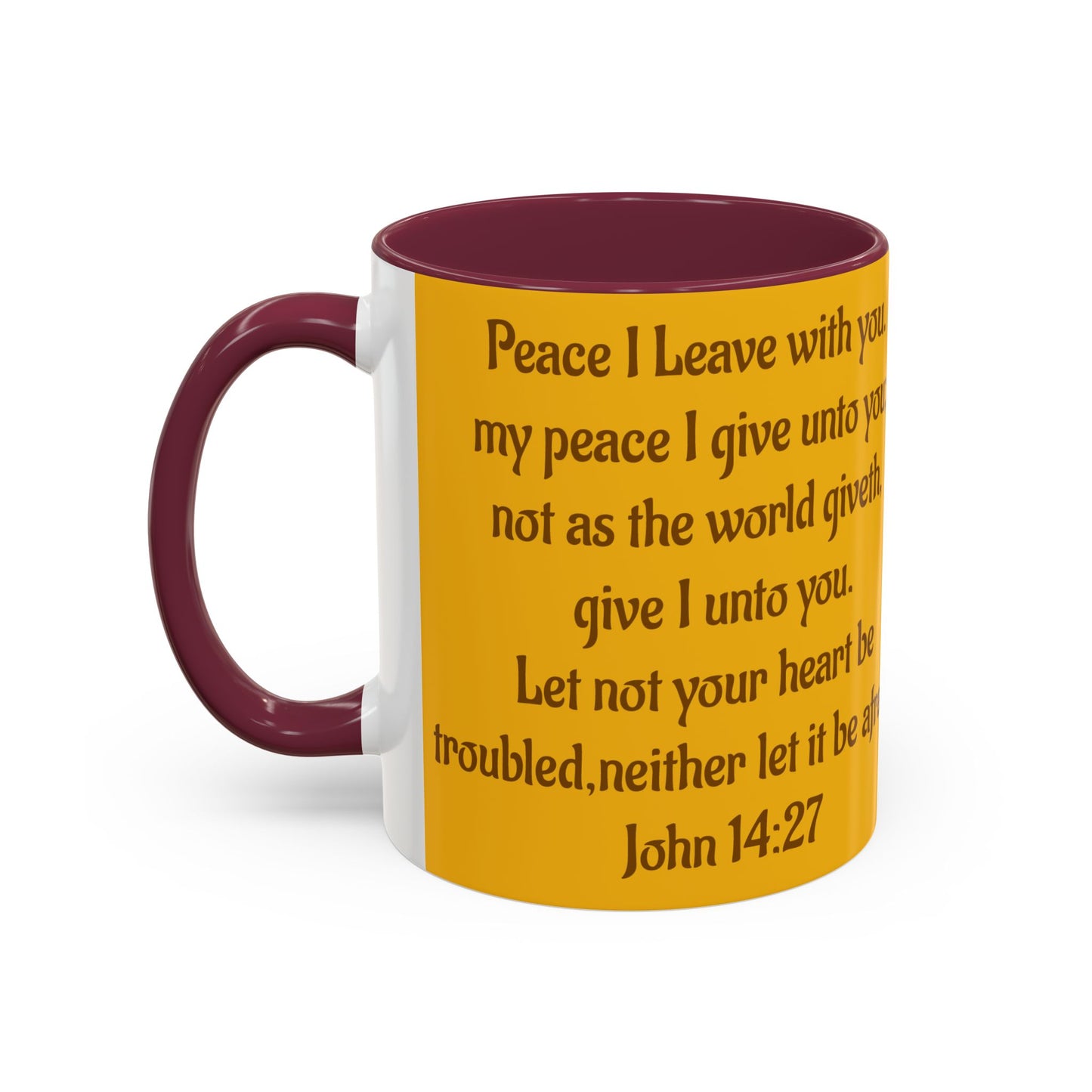 John 14:27 Colorful Mugs (11oz, 15oz)