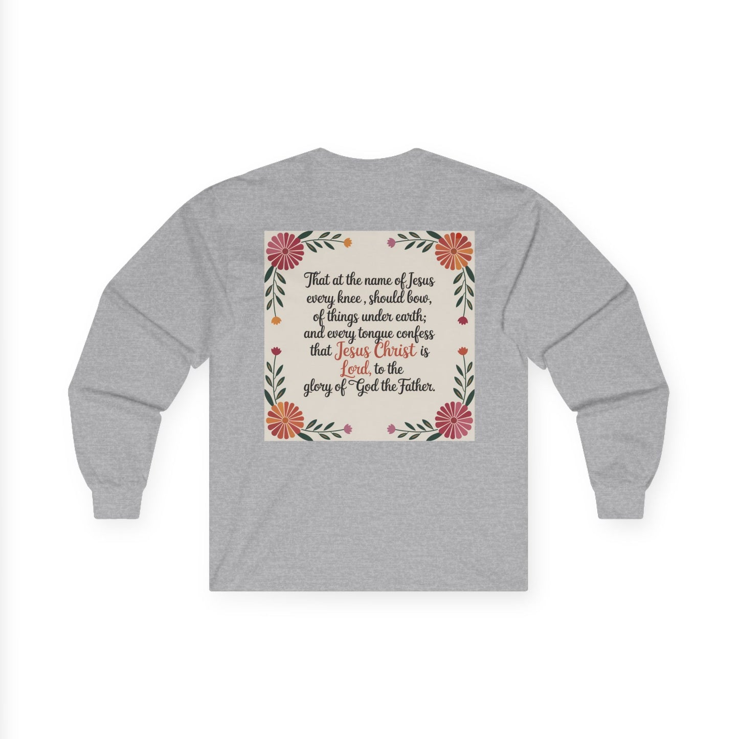 Philippians 2-10-11 Unisex Ultra Cotton Long Sleeve Tee