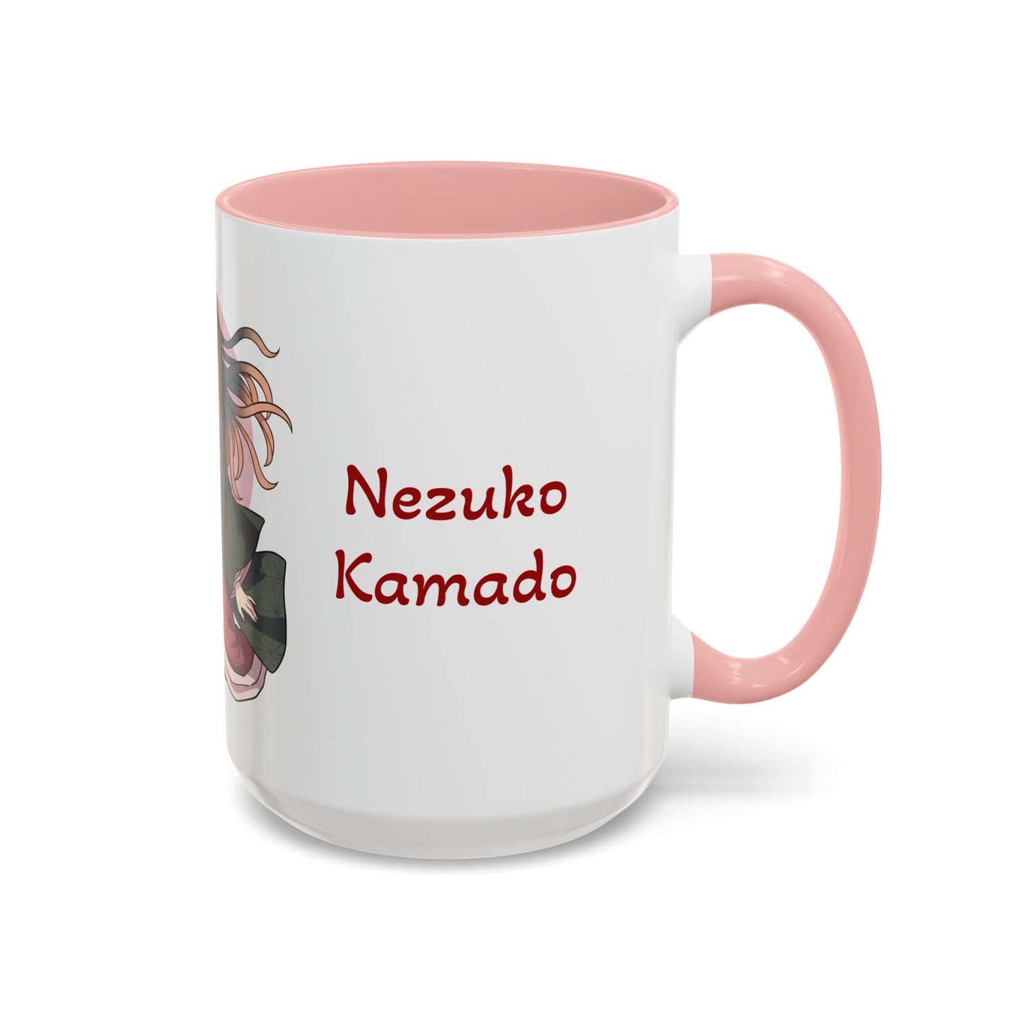 Demon Slayer Nezuko Kamado Accent Coffee Mug (11, 15oz)