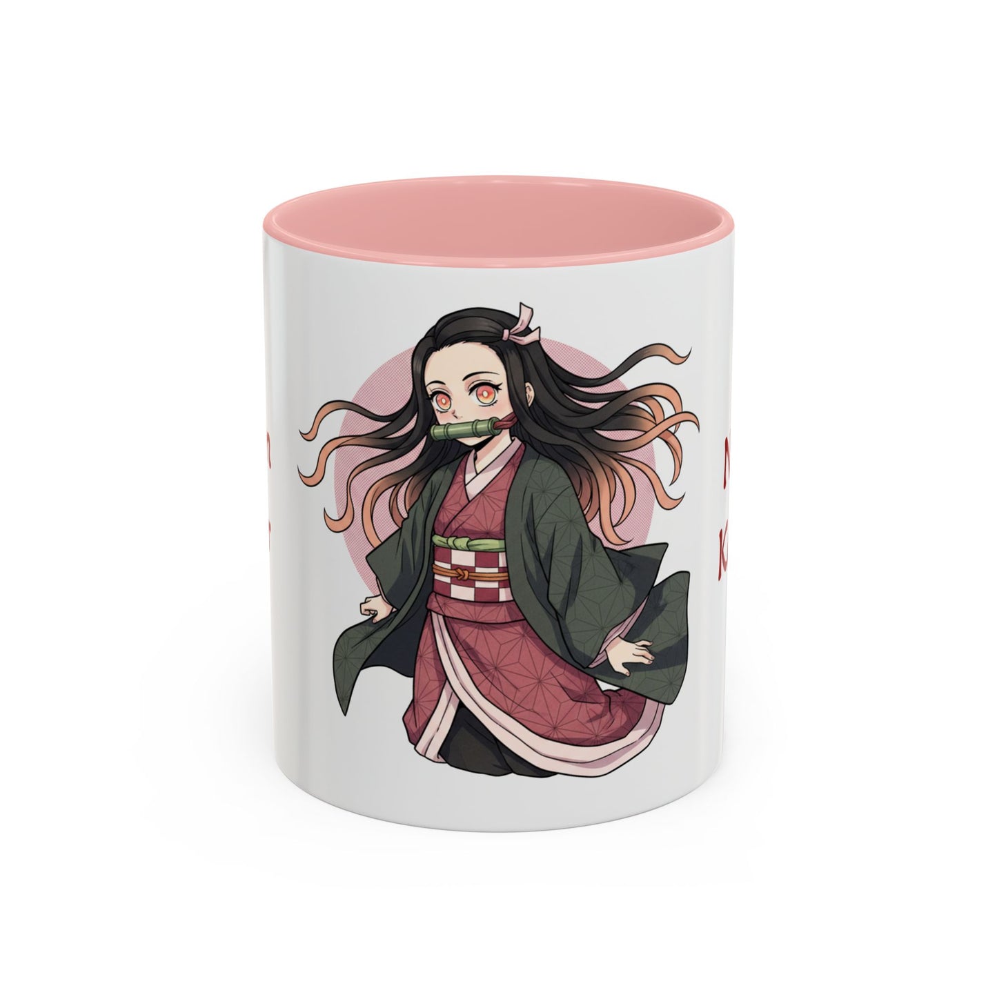 Demon Slayer Nezuko Kamado Accent Coffee Mug (11, 15oz)