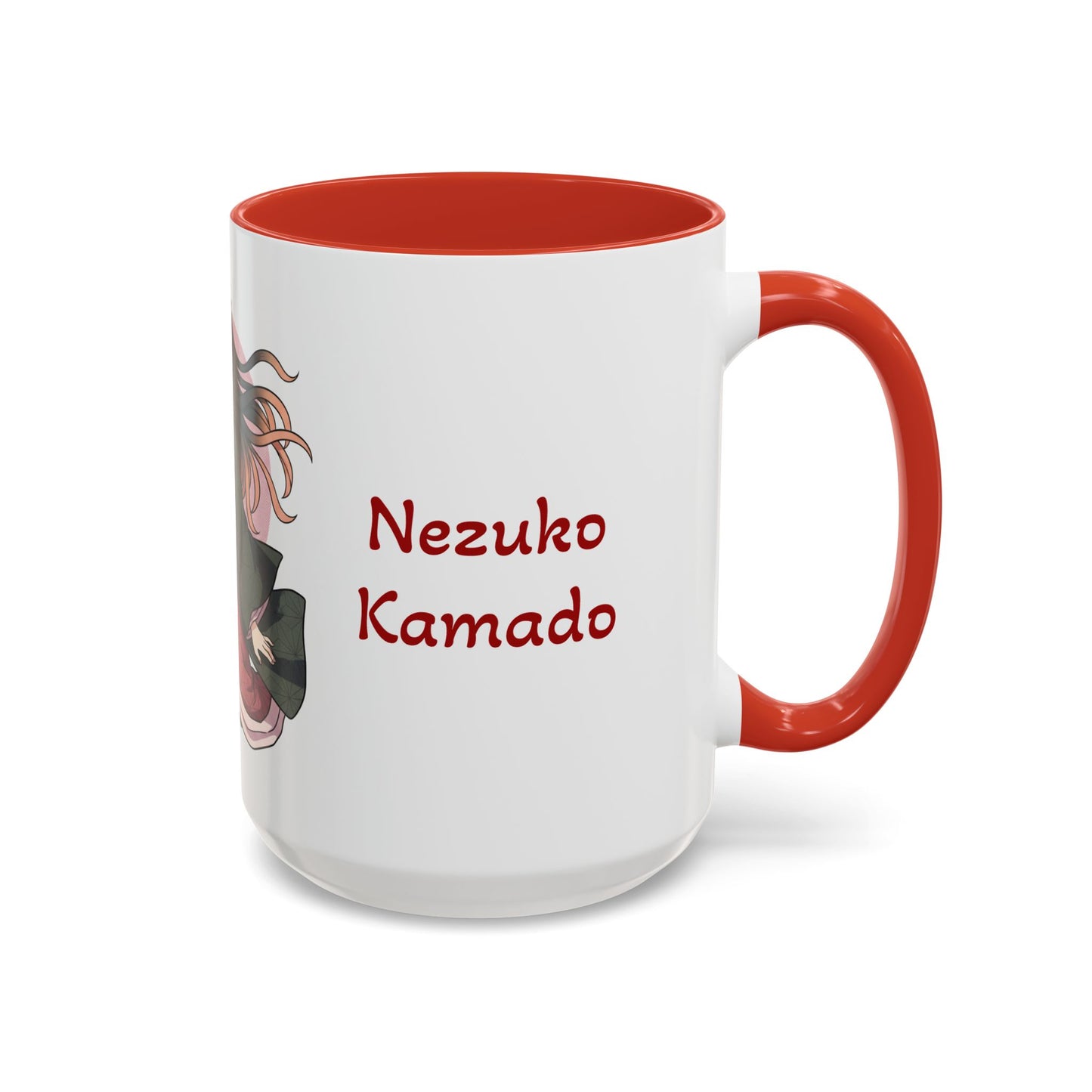 Demon Slayer Nezuko Kamado Accent Coffee Mug (11, 15oz)