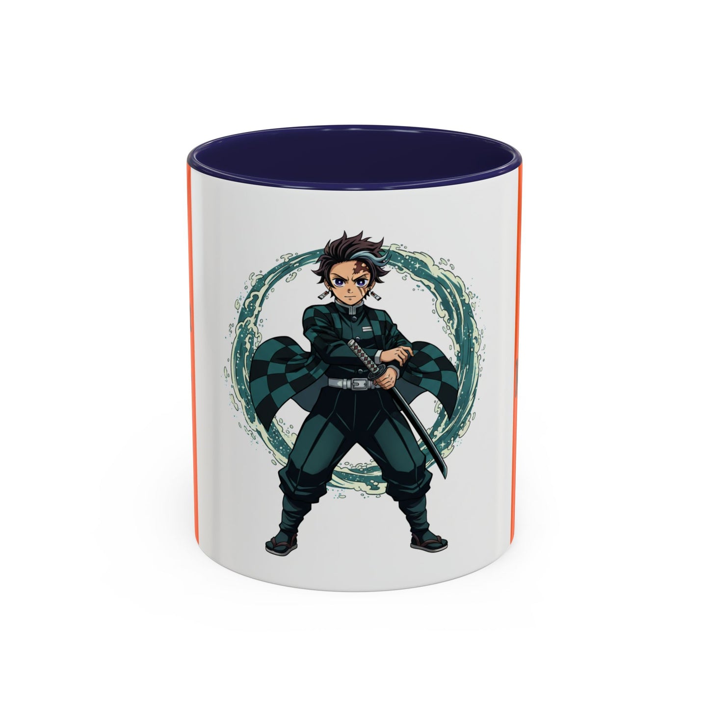 Demon Slayer Tanjiro Accent Coffee Mug (11, 15oz)