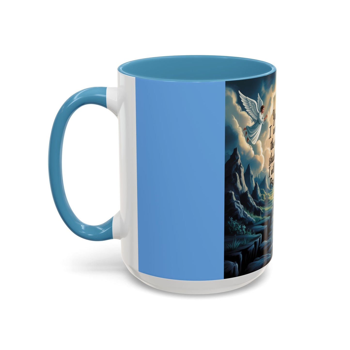 Psalms 23:4 Accent Coffee Mug (11, 15oz)