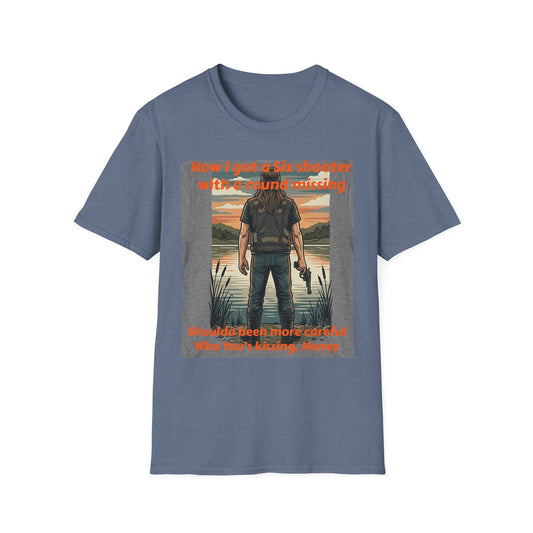 Travis Bolt 6 shooter Unisex Softstyle T-Shirt
