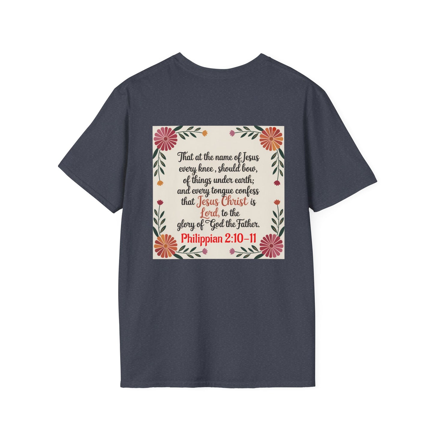Philippians 2:10-11 Unisex Softstyle T-Shirt