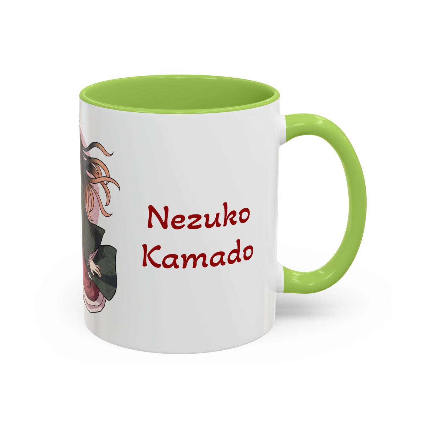 Demon Slayer Nezuko Kamado Accent Coffee Mug (11, 15oz)