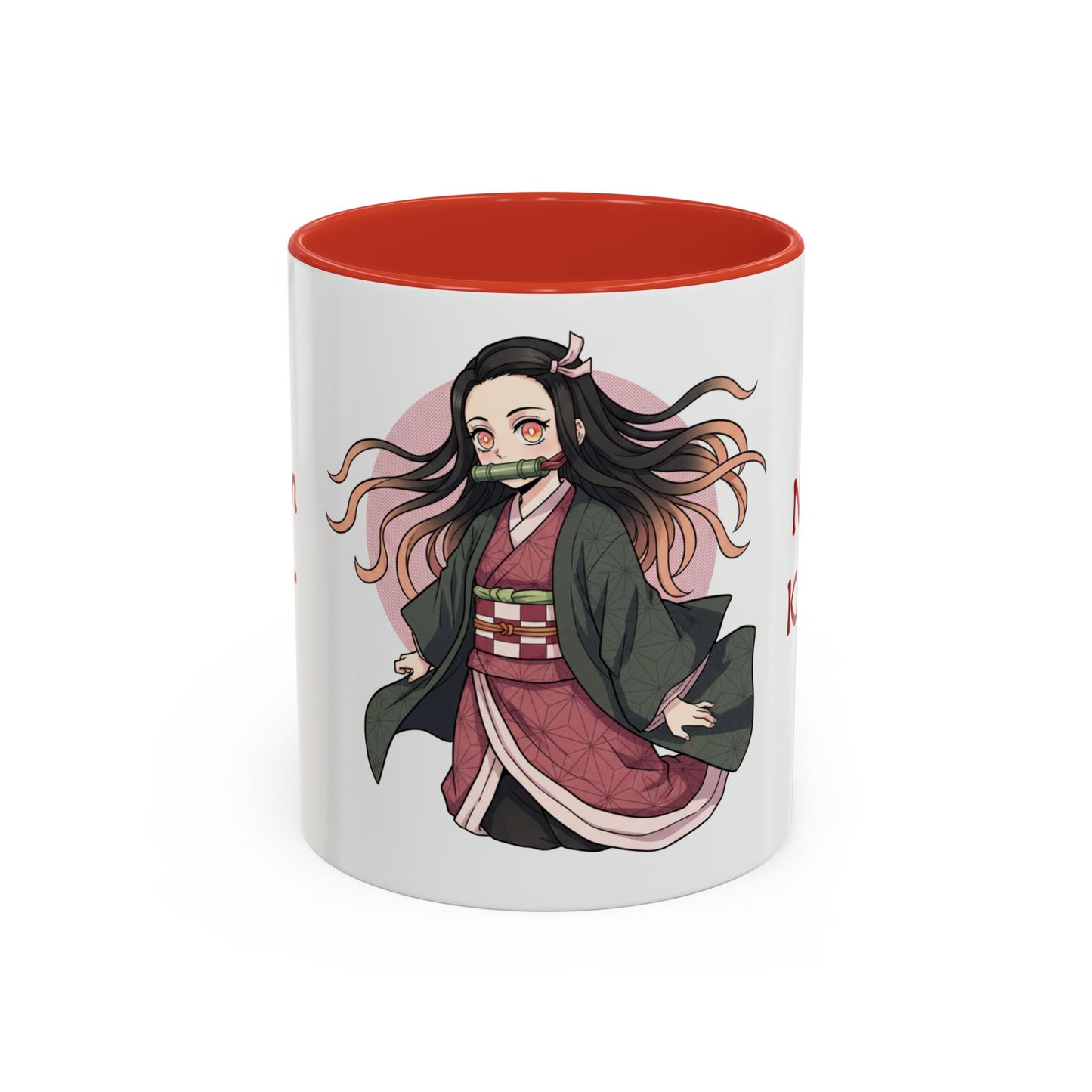 Demon Slayer Nezuko Kamado Accent Coffee Mug (11, 15oz)