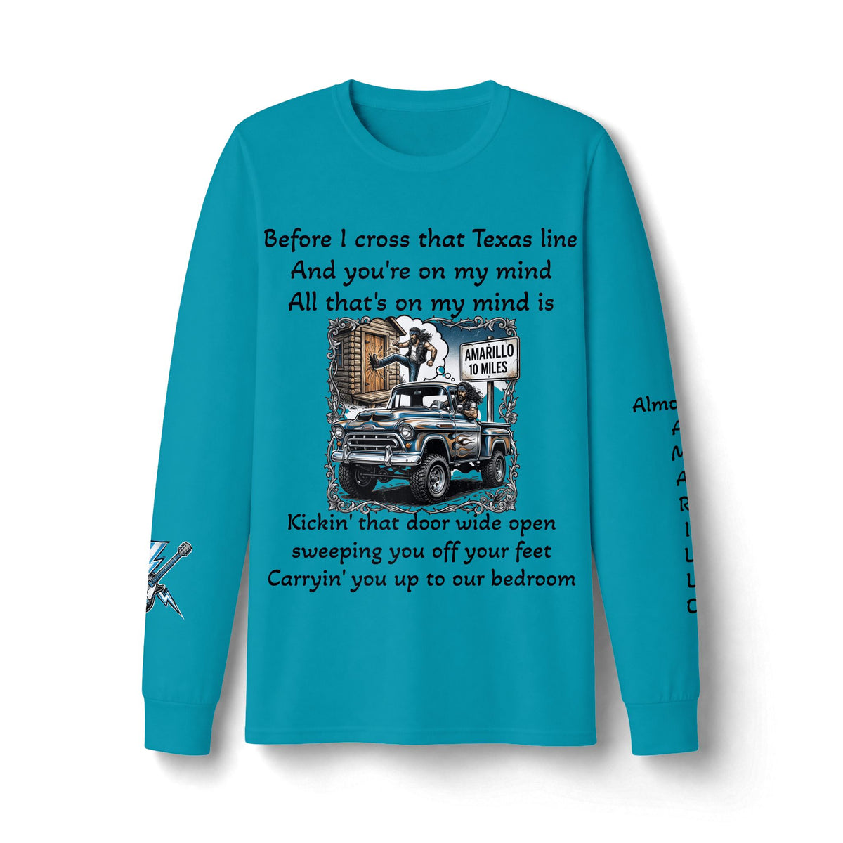 Travis Bolt Almost to Amarillo Long Sleeve T-Shirt
