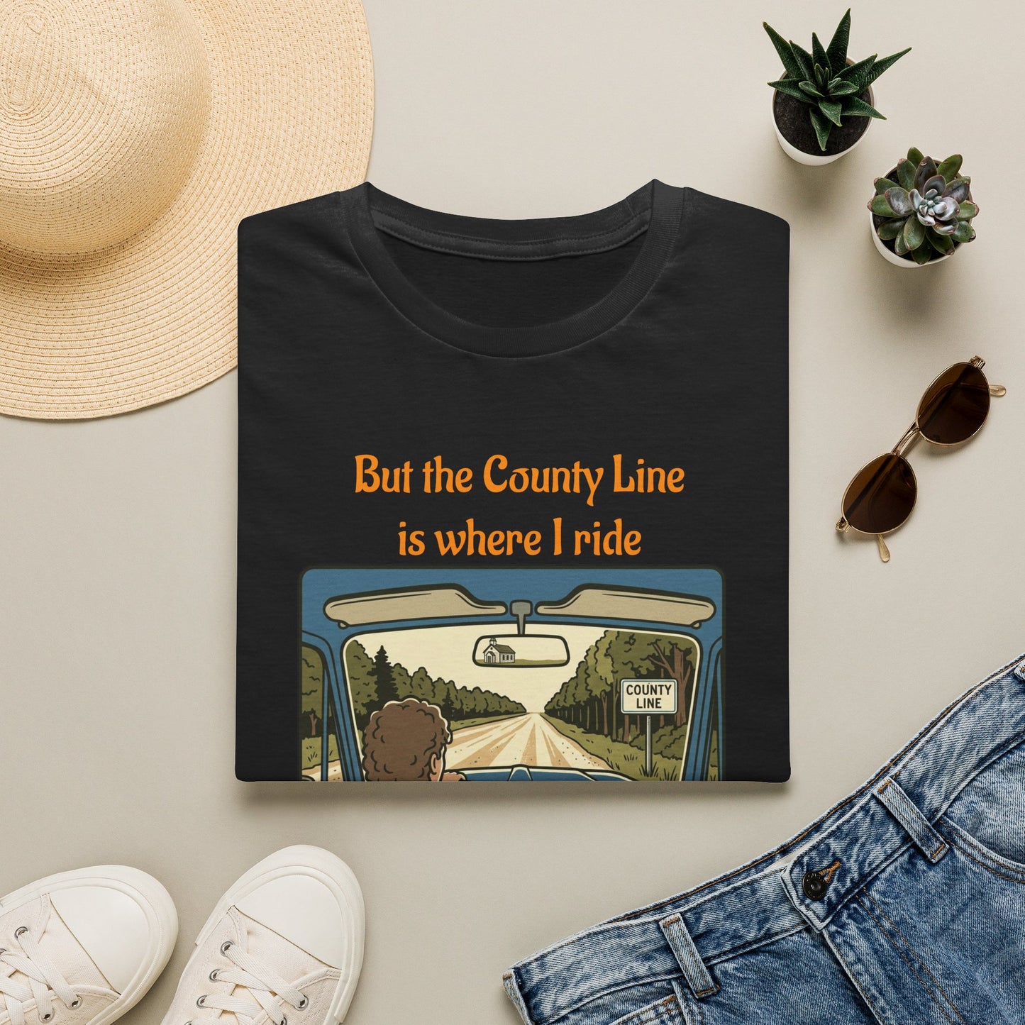 Travis Bolt Back road Unisex Softstyle T-Shirt