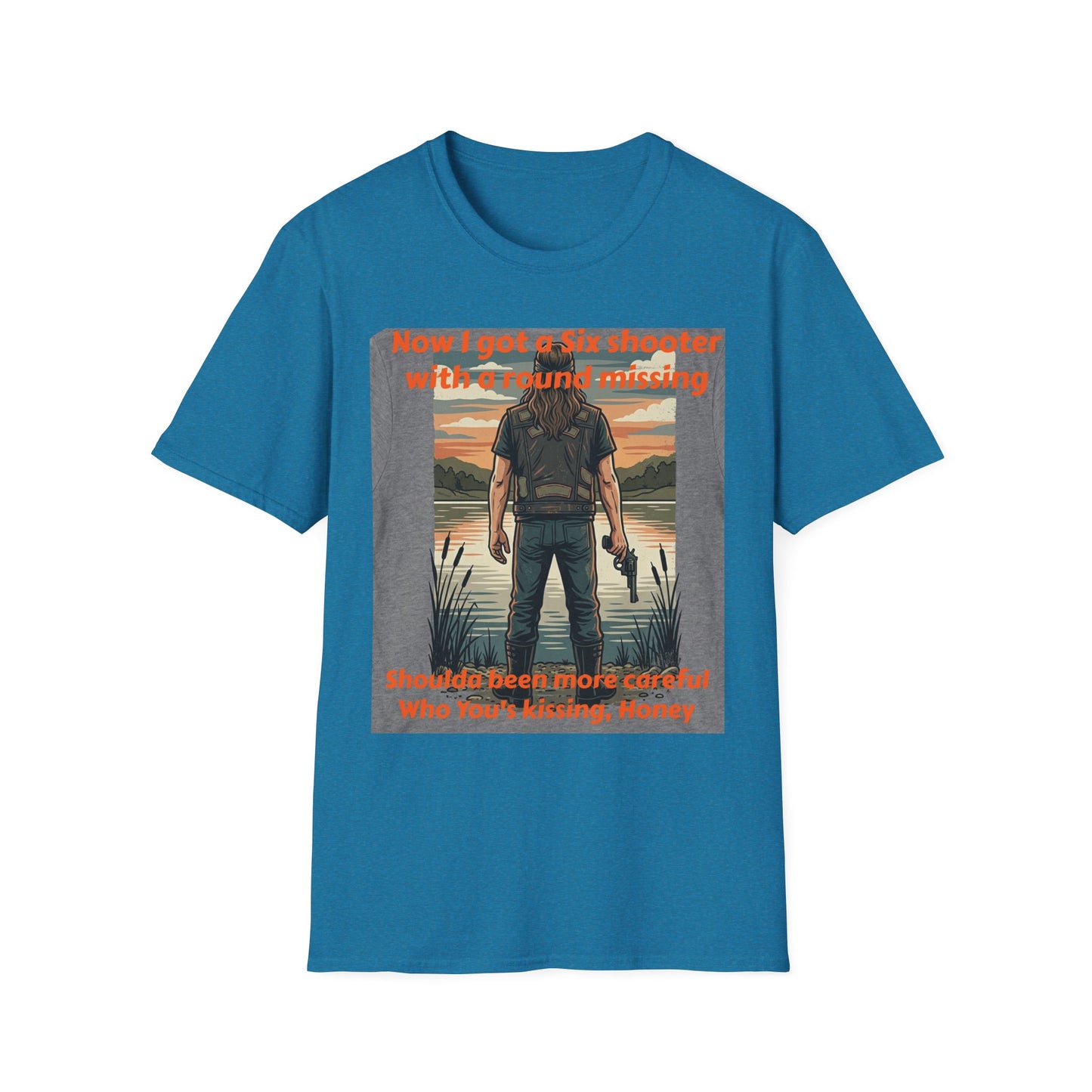 Travis Bolt 6 shooter Unisex Softstyle T-Shirt